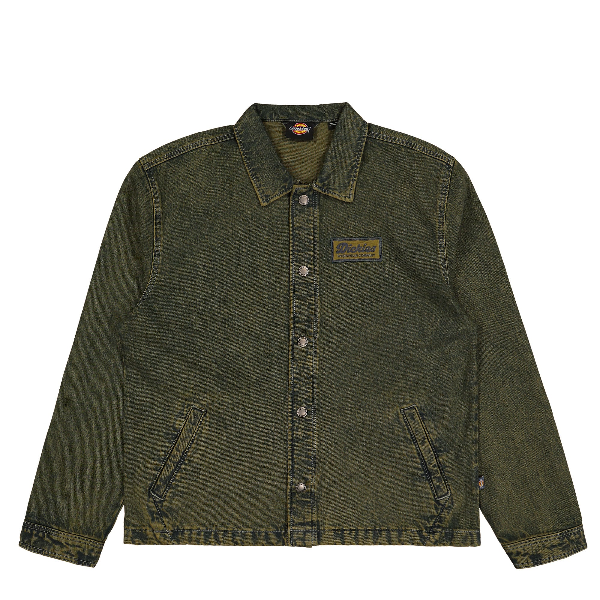 Dickies Lewistown Denim Jacket Green Tone Fade Jackets DK0A4Z76K571 | Overkill