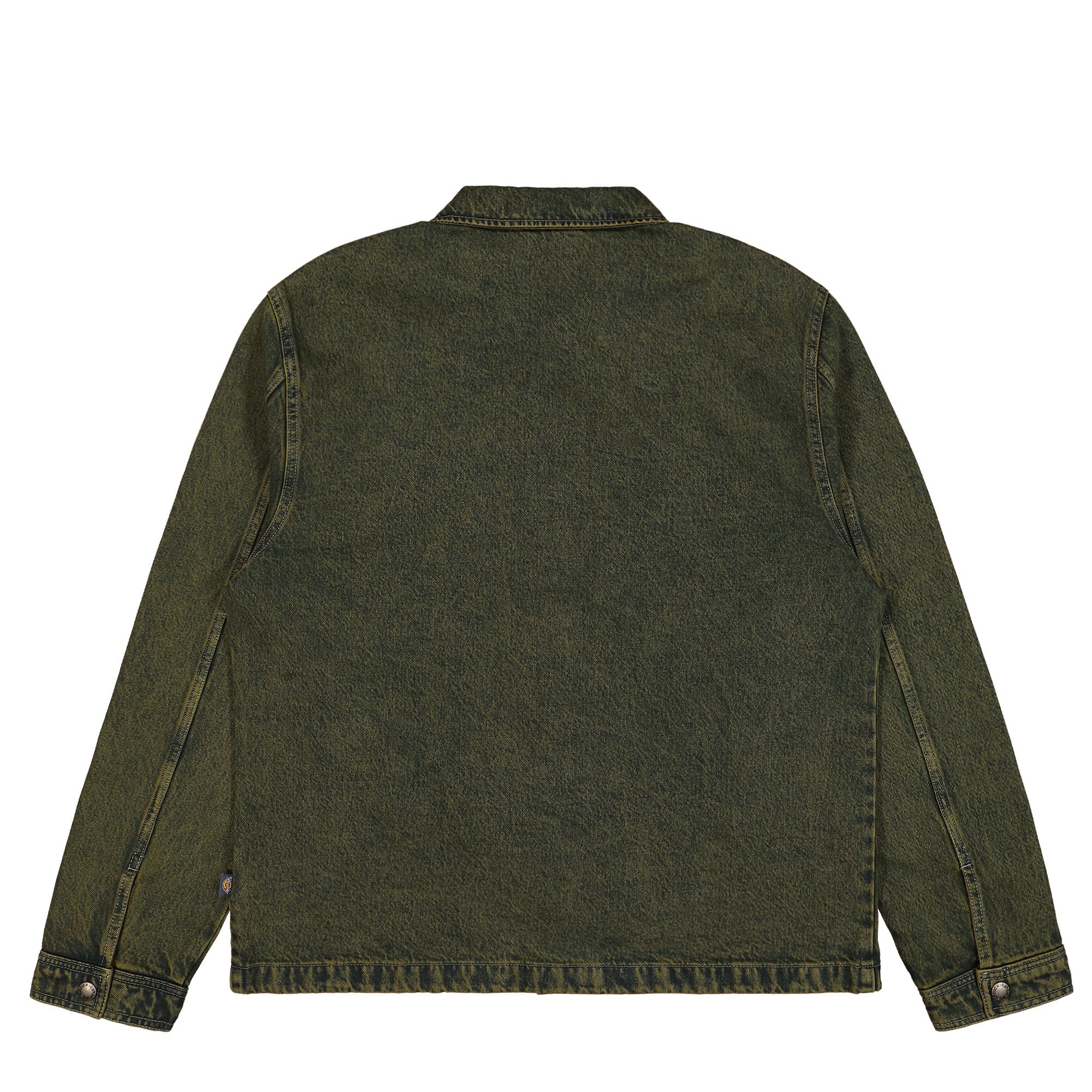 Dickies Lewistown Denim Jacket Green Tone Fade Jackets Material | Overkill