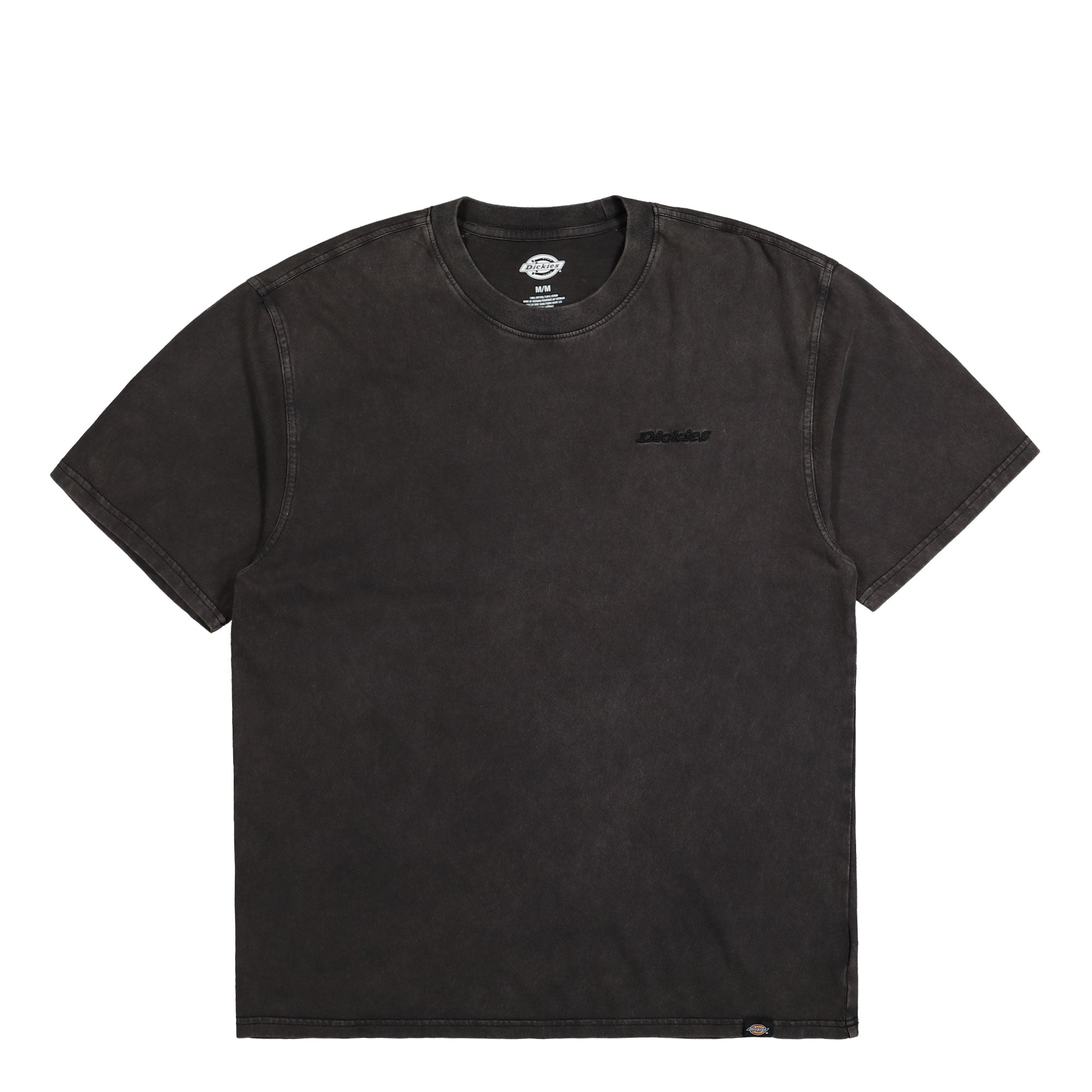 Dickies Plentywood SS Tee Double Dye / Acid Wash Black T-Shirts DK0A866BH861 | Overkill
