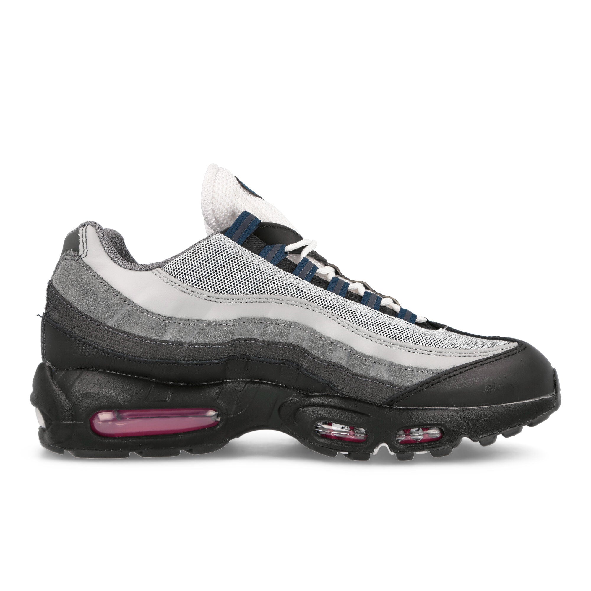 Nike Air Max 95 Black-Track Red - Anthracite - Smoke Grey Low Top Sneakers Silhouette | Overkill