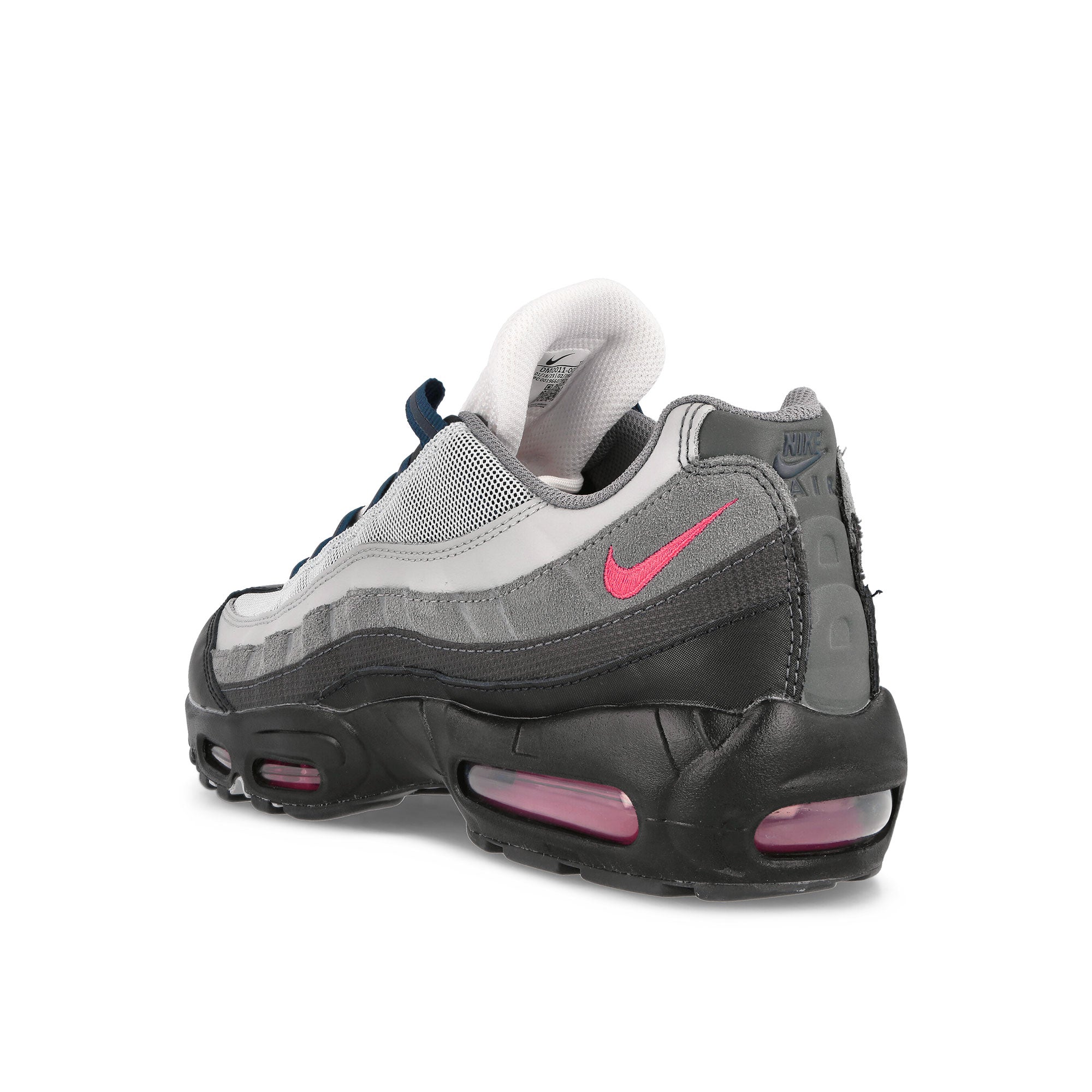 Nike Air Max 95 Black-Track Red - Anthracite - Smoke Grey Low Top Sneakers Material | Overkill