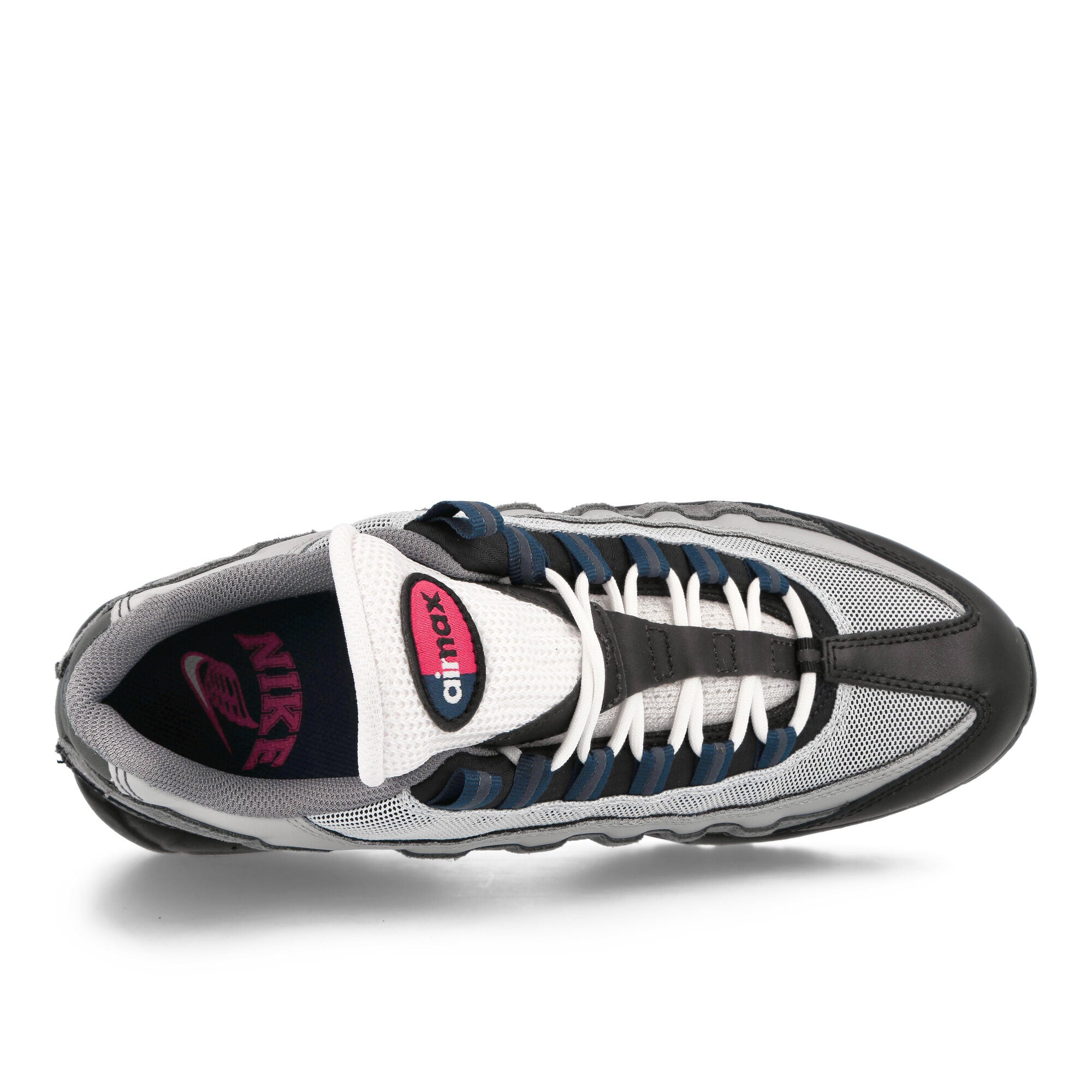 Nike Air Max 95 Black-Track Red - Anthracite - Smoke Grey Low Top Sneakers Detailfoto | Overkill