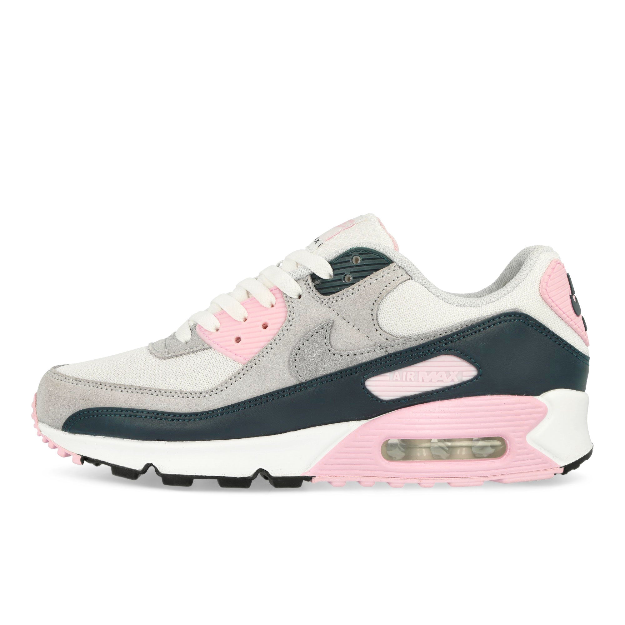 Nike Air Max 90 White / Wolf Grey - Pink Foam - Armory Navy Low Top Sneakers DM0029 106 | Overkill