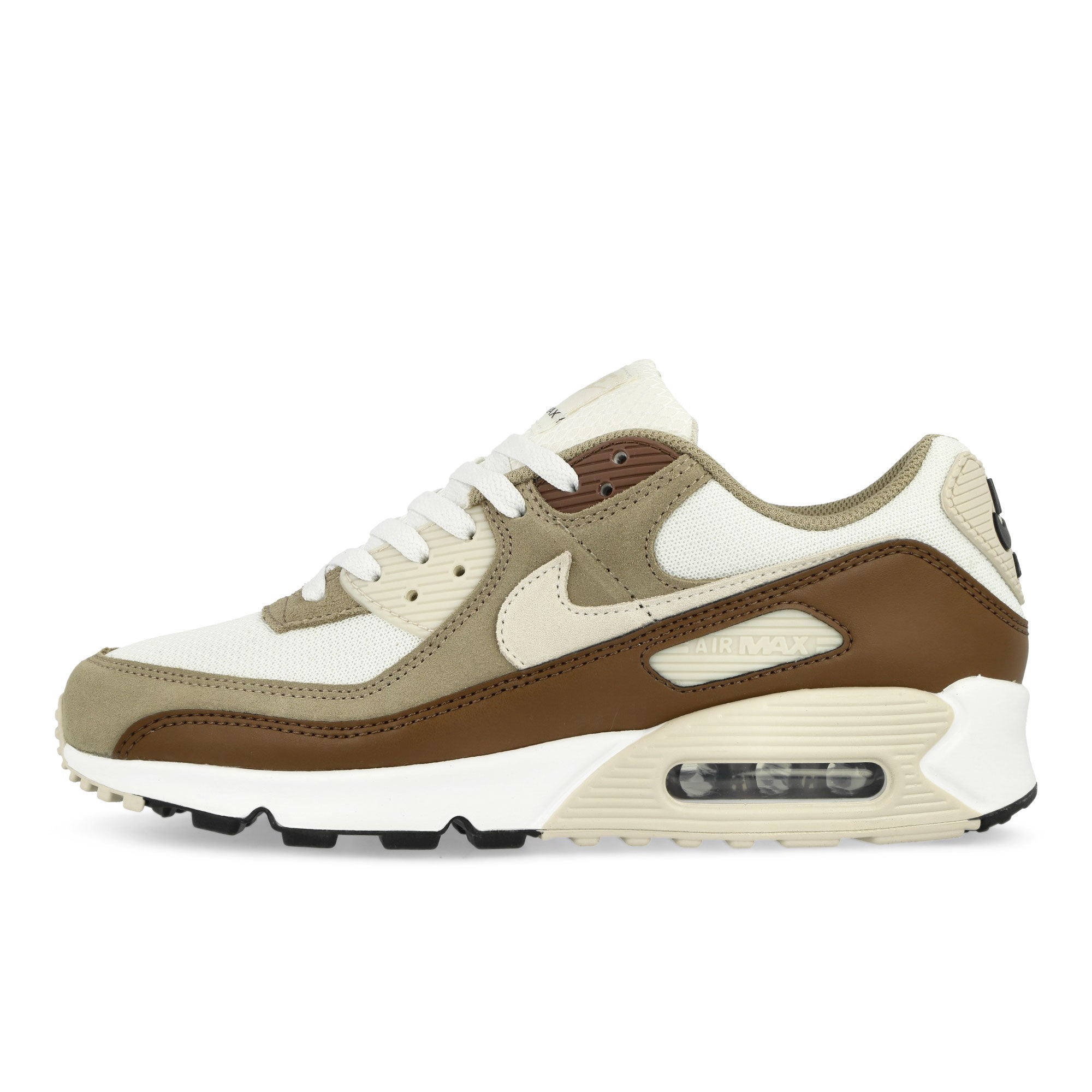 Nike Air Max 90 Summit White / Black-Khaki-Light Orewood Brown Low Top Sneakers DM0029 109 | Overkill