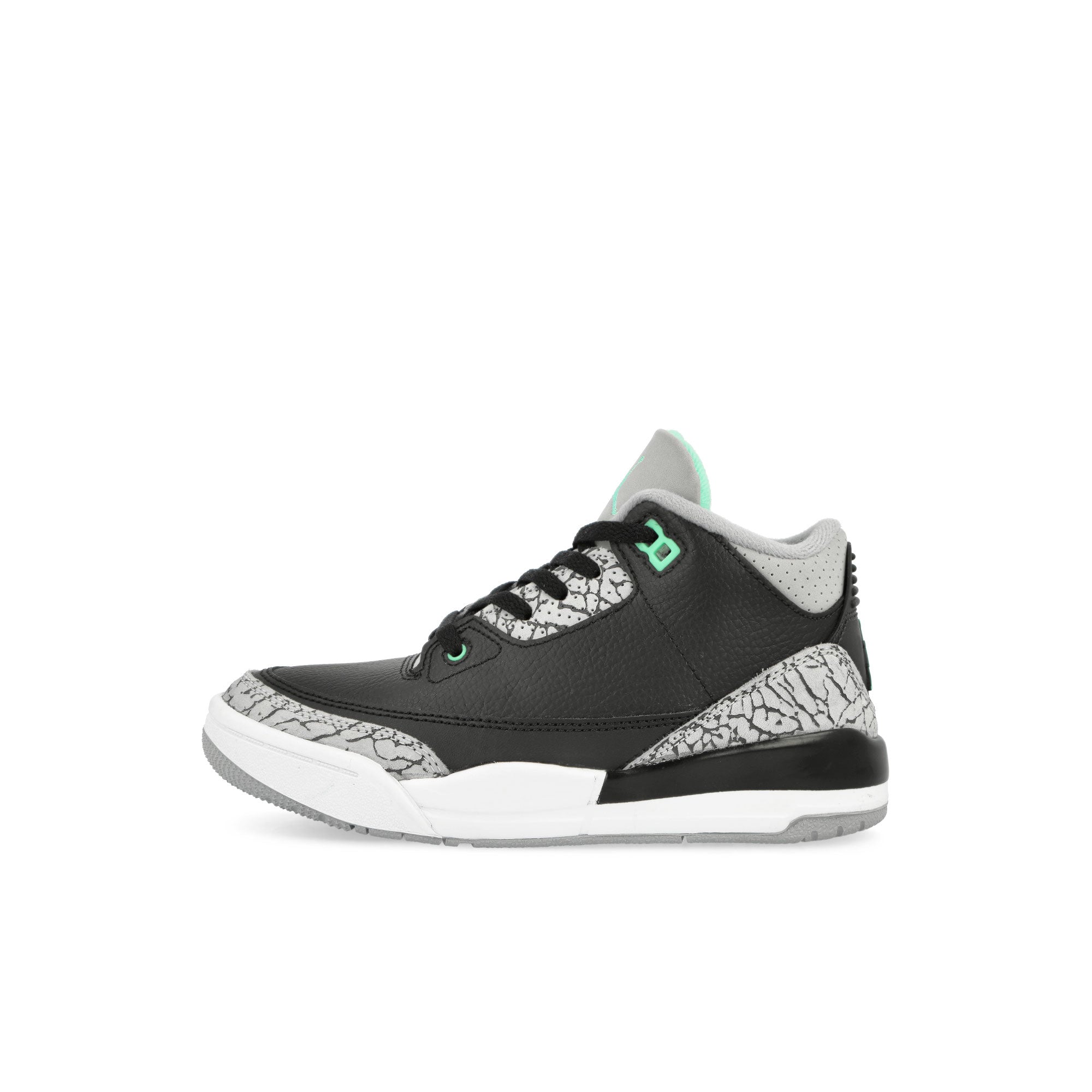 Jordan Jordan 3 Retro PS Black / Green Glow - Wolf Grey - White Mid Top Sneakers DM0966-031 | Overkill