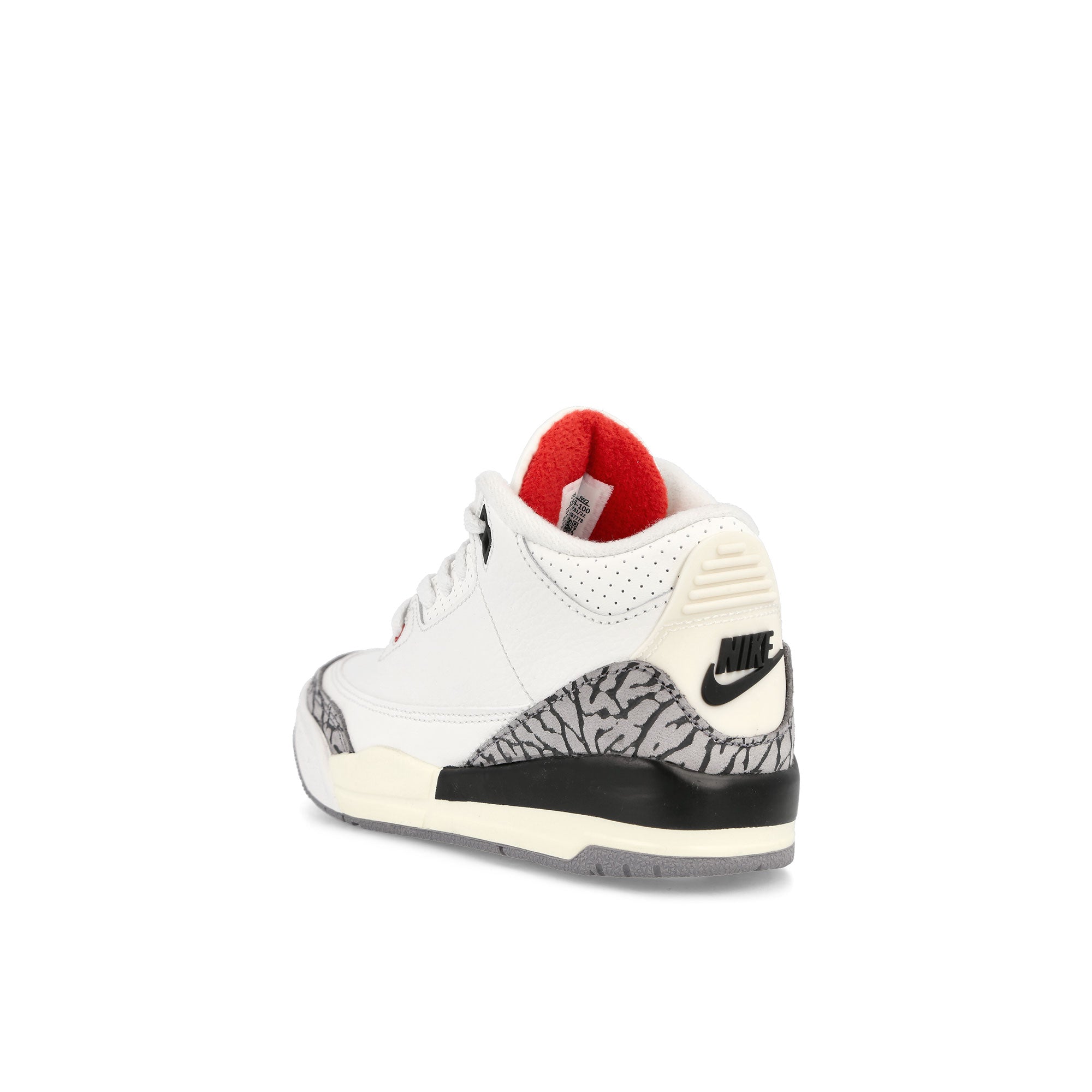 Jordan Air Jordan 3 Retro PS Summit White-Fire Red - Black Sneakers Material | Overkill
