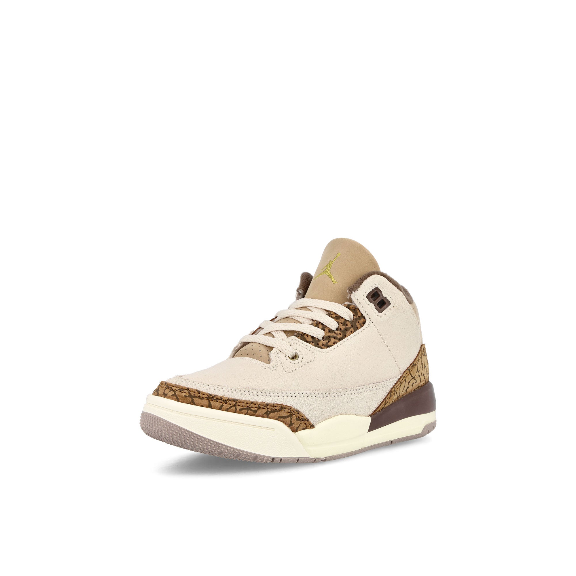 Jordan Air Jordan 3 Retro PS Light Orewood Brown / Metallic Gold Sneakers Close Up | Overkill
