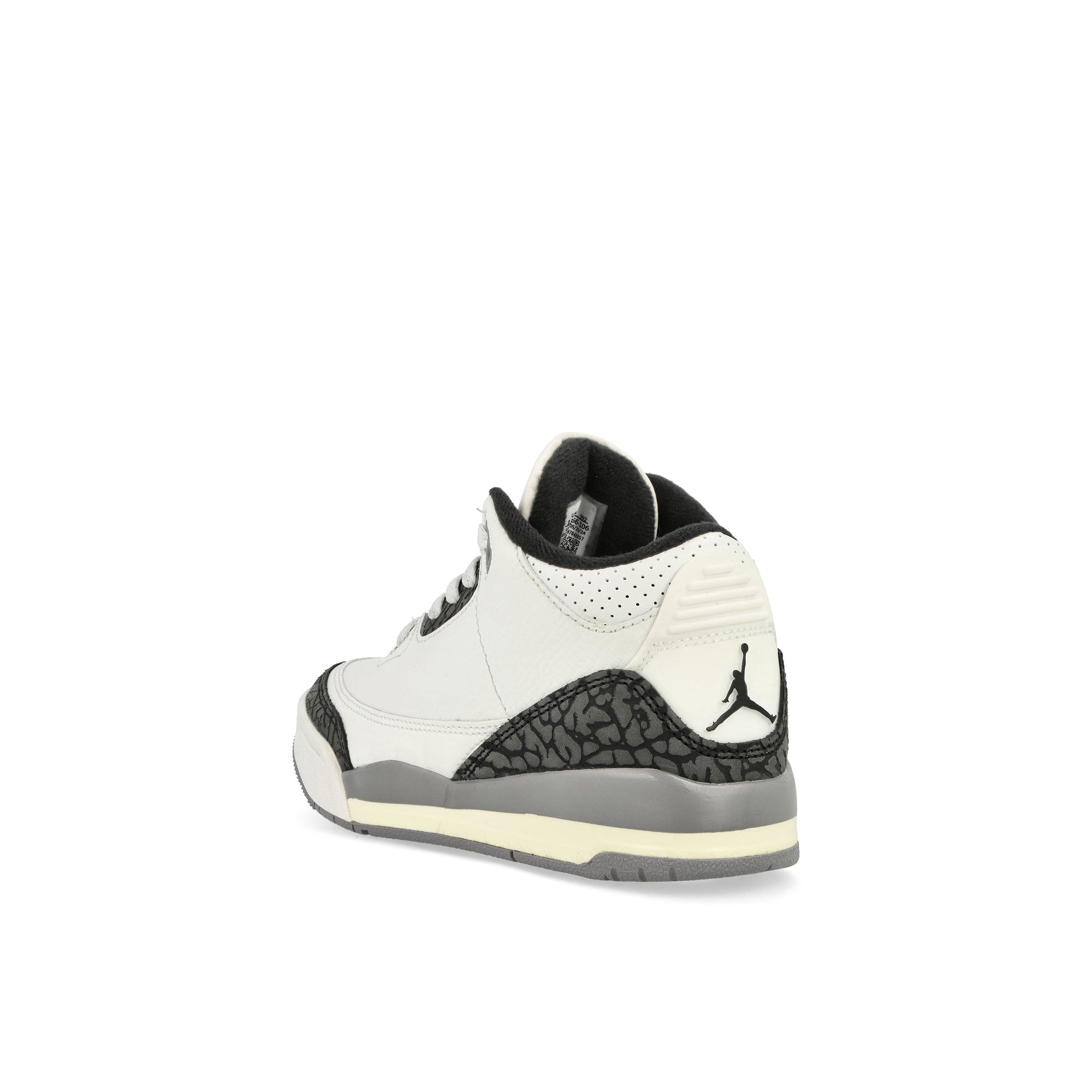 Jordan 3 Retro PS Summit White / Fire Red - Cement Grey - Black Mid Top Sneakers Material | Overkill