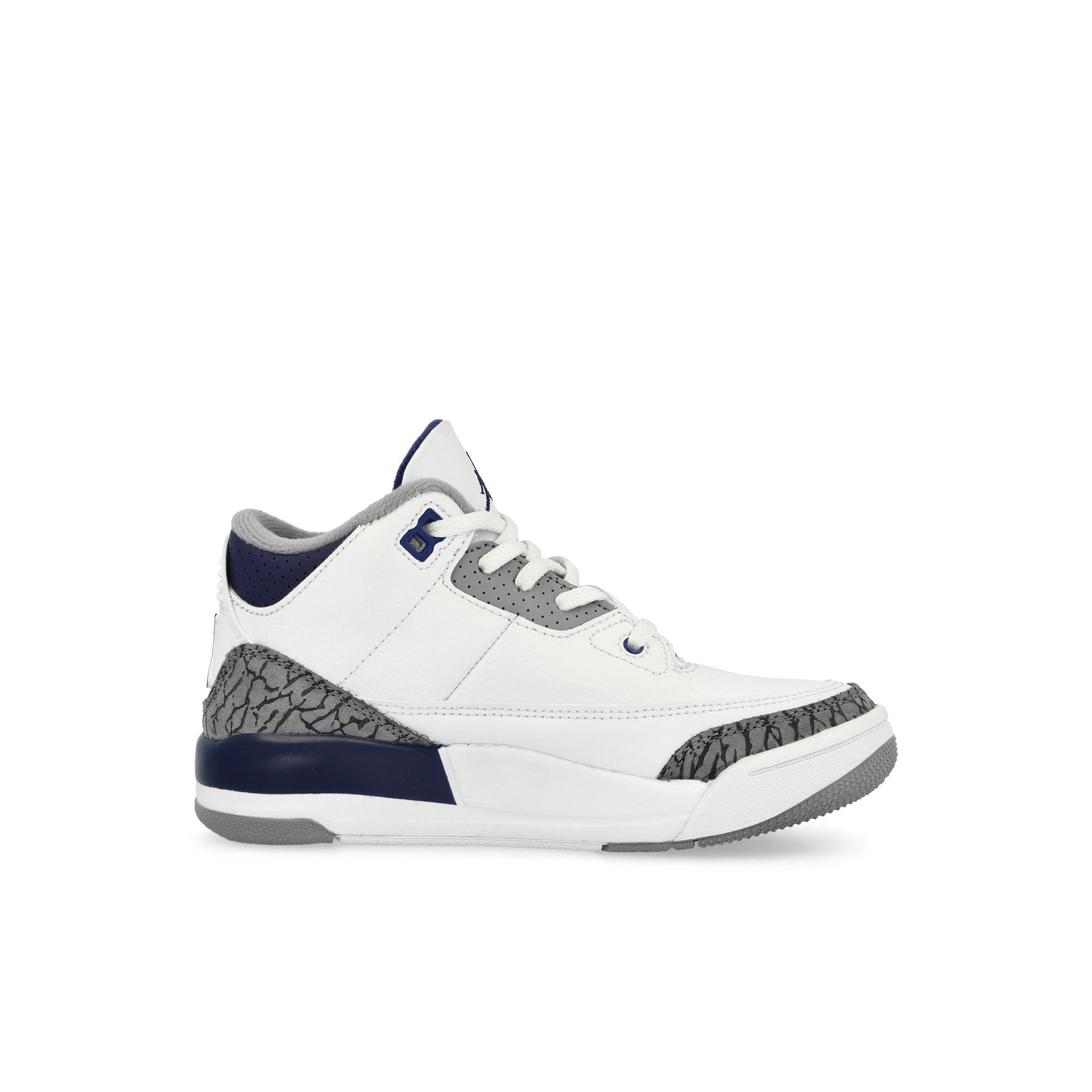 Jordan Jordan 3 Retro PS White / Midnight Navy - Cement Grey - Black Mid Top Sneakers Silhouette | Overkill