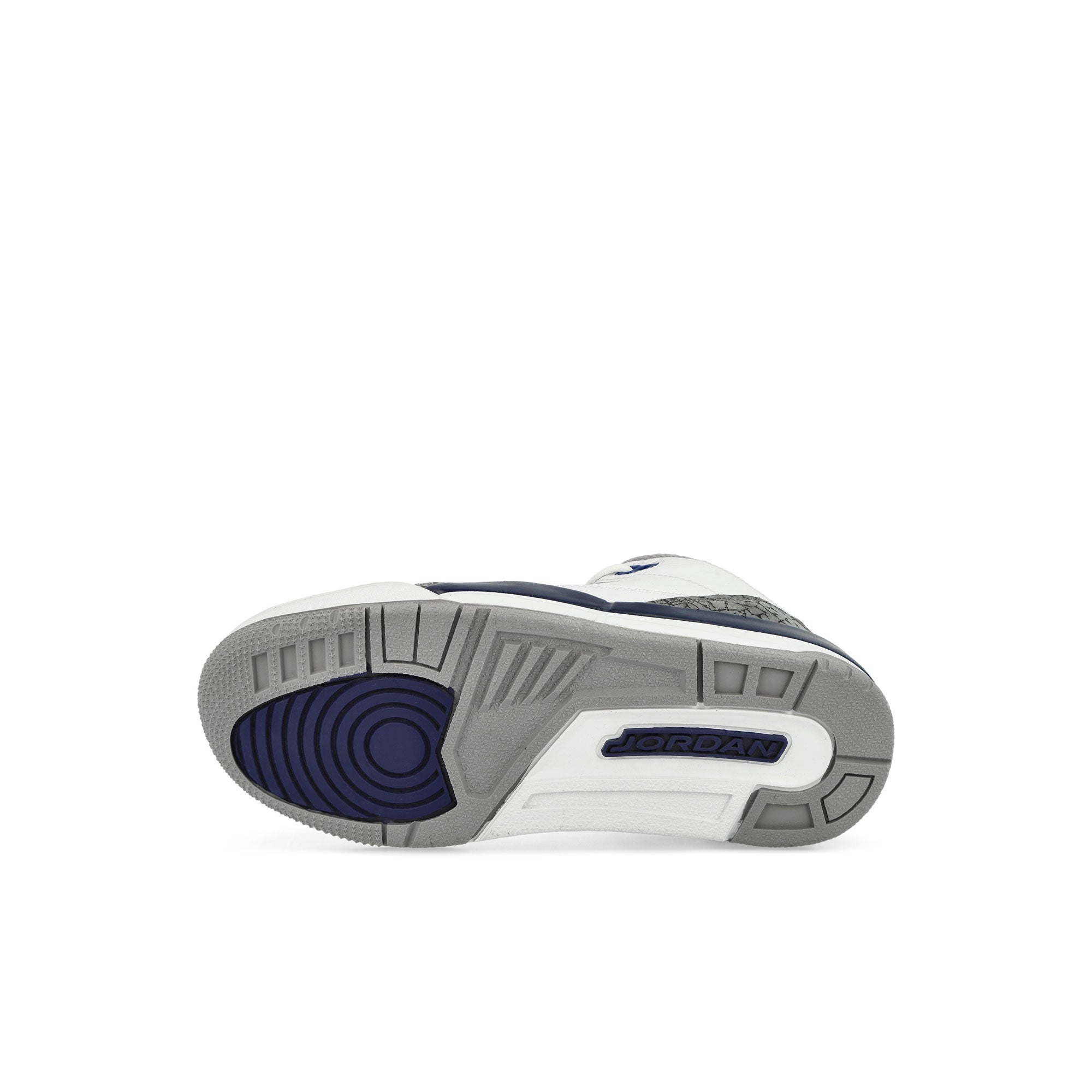 Jordan Jordan 3 Retro PS White / Midnight Navy - Cement Grey - Black Mid Top Sneakers Detail View 1 | Overkill