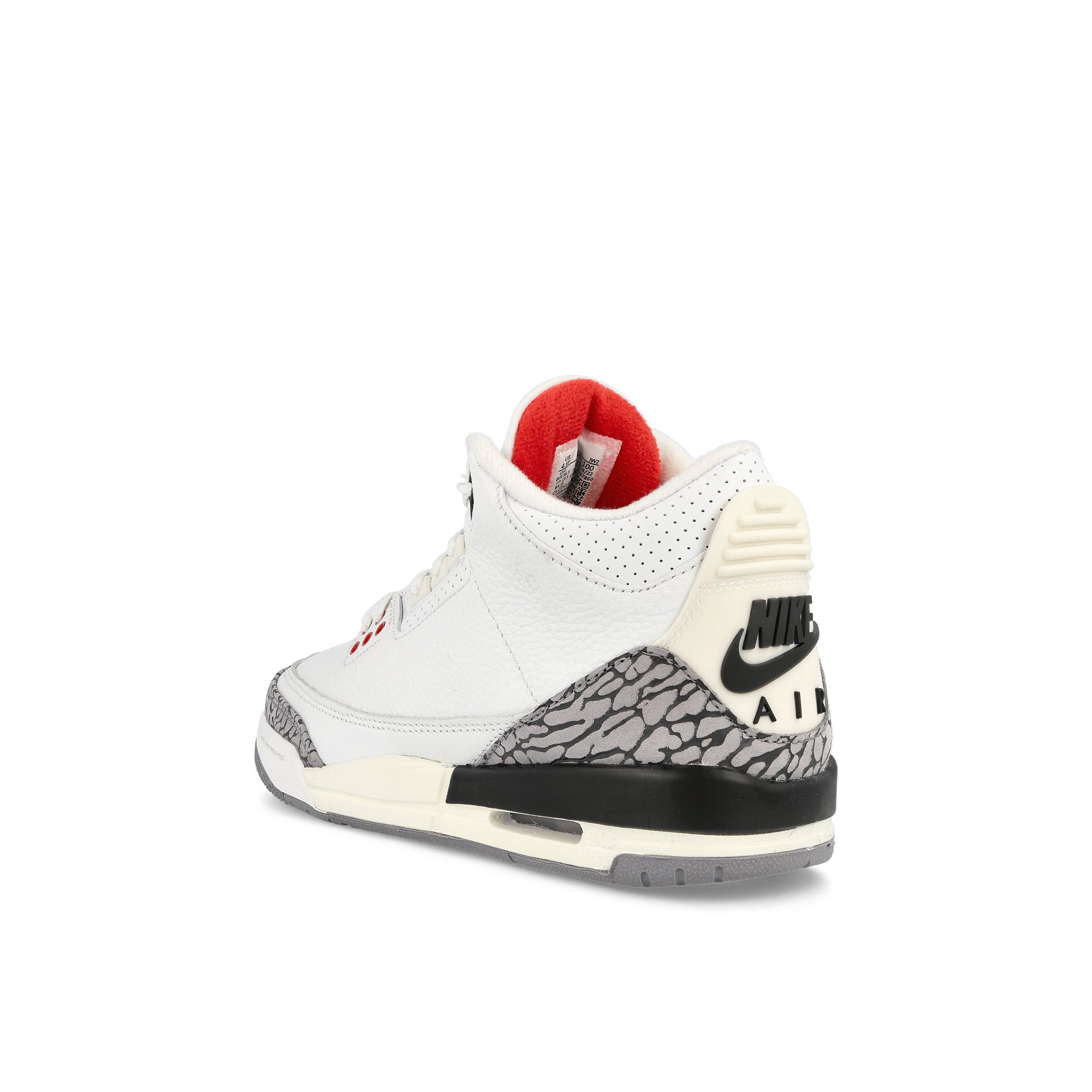 Jordan Air Jordan 3 Retro GS Summit White / Fire Red - Black Sneakers Material | Overkill