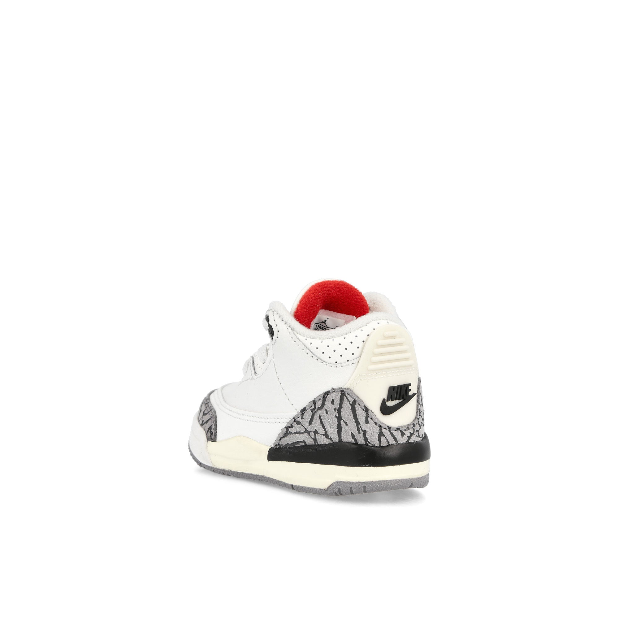 Jordan Air Jordan 3 Retro TD Summit White-Fire Red - Black Sneakers Material | Overkill