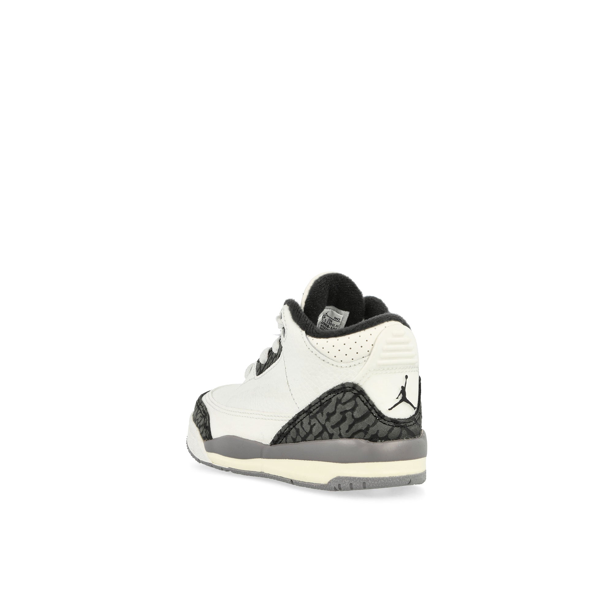 Jordan 3 Retro TD Summit White / Fire Red - Cement Grey - Black Mid Top Sneakers Material | Overkill