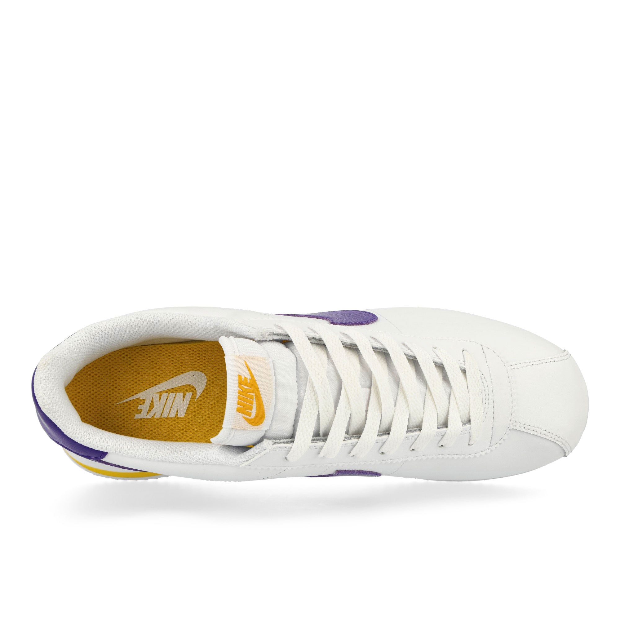 Nike Cortez White / Varsity Purple - Varsity Maize Low Top Sneakers Detailfoto | Overkill