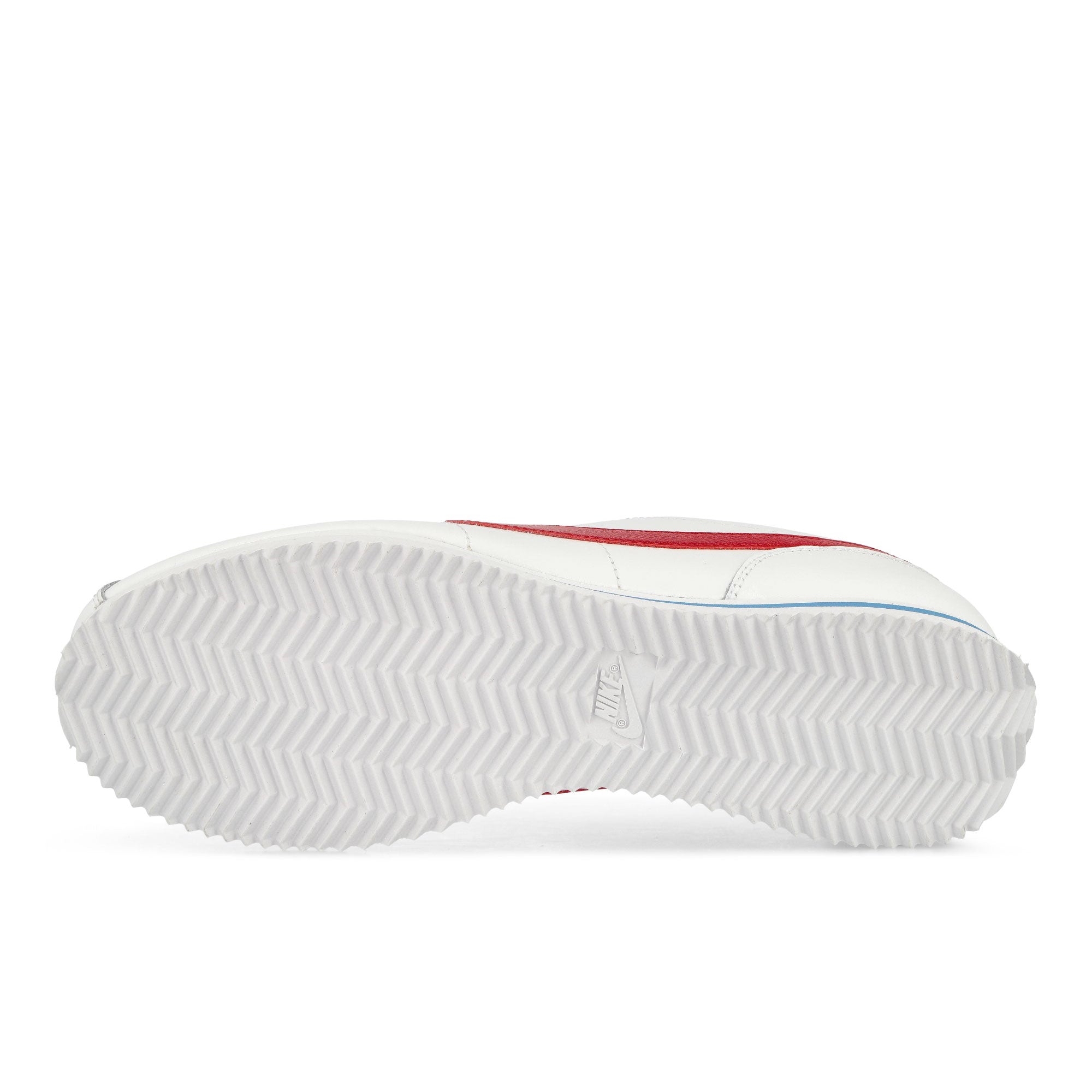 Nike Cortez Leather White / Varsity Red - Varsity Blue Low Top Sneakers Detail View 1 | Overkill