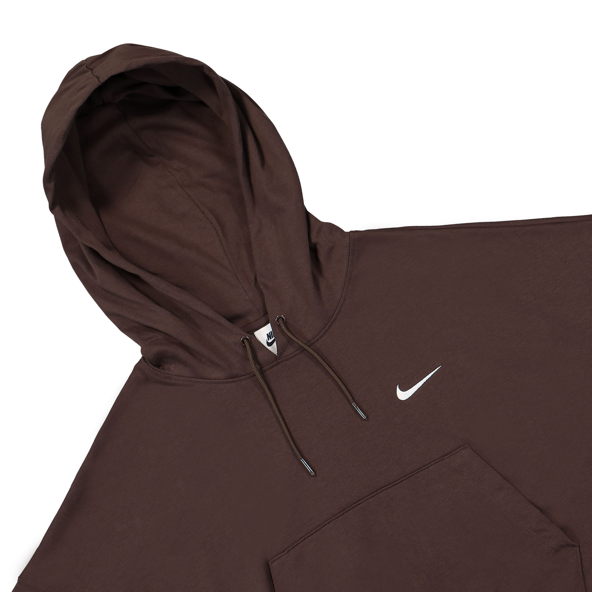 Nike W NSW Jersey Oversized Hoodie Baroque Brown / Sail Hoodies Close-up | Overkill