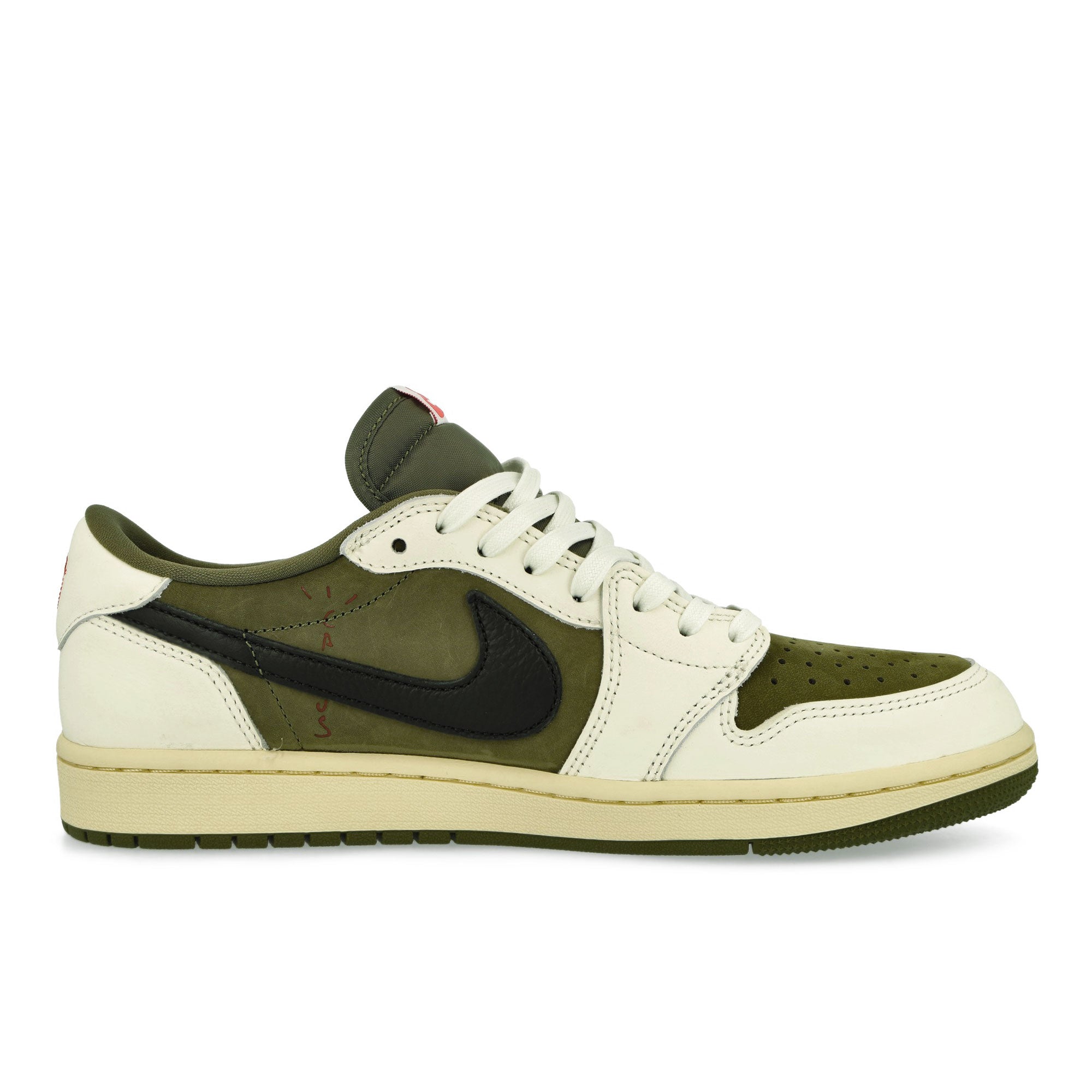 Jordan Air Jordan 1 Low OG SP Medium Olive / Black - Sail - Muslin Low Top Sneakers Silhouette | Overkill