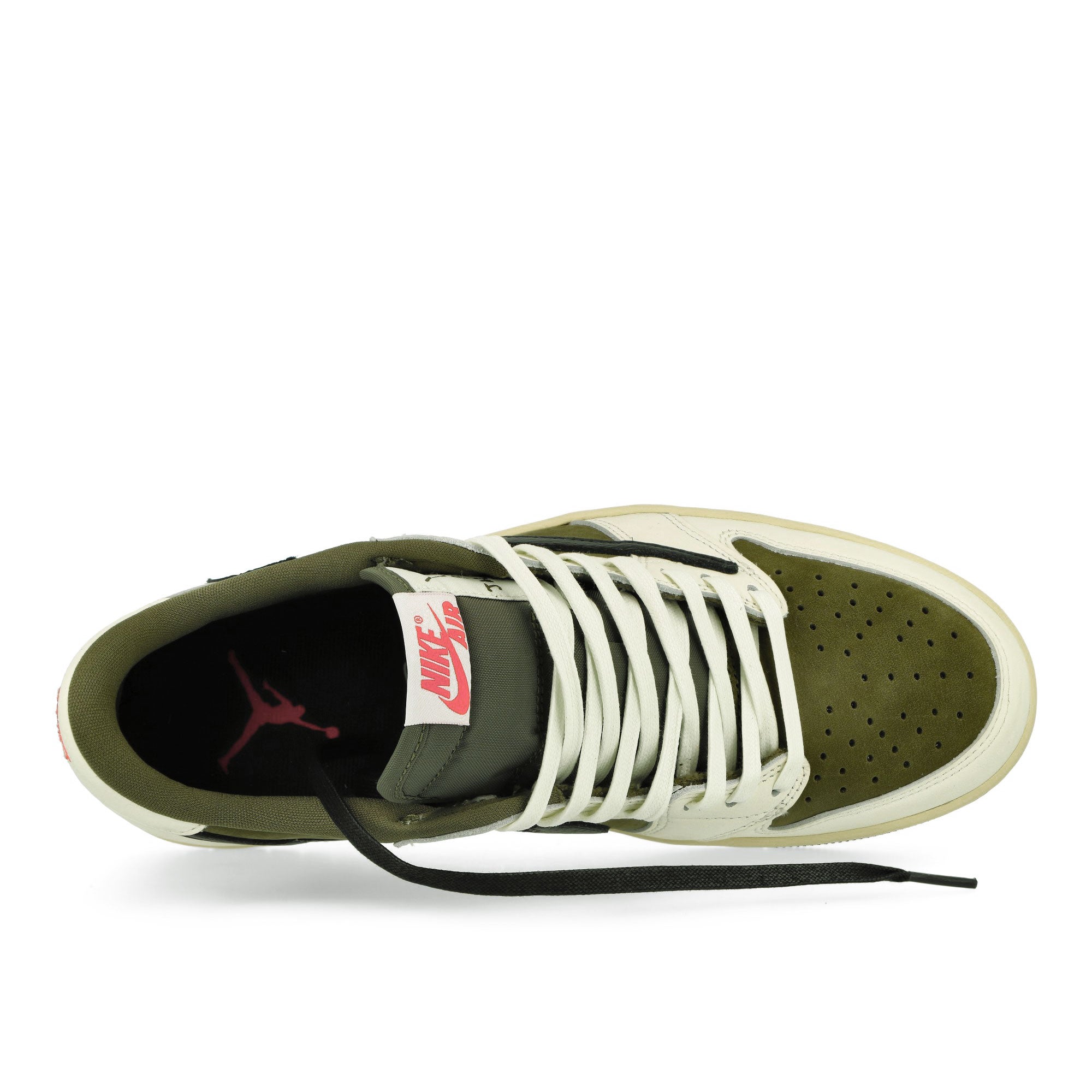Jordan Air Jordan 1 Low OG SP Medium Olive / Black - Sail - Muslin Low Top Sneakers Detailfoto | Overkill