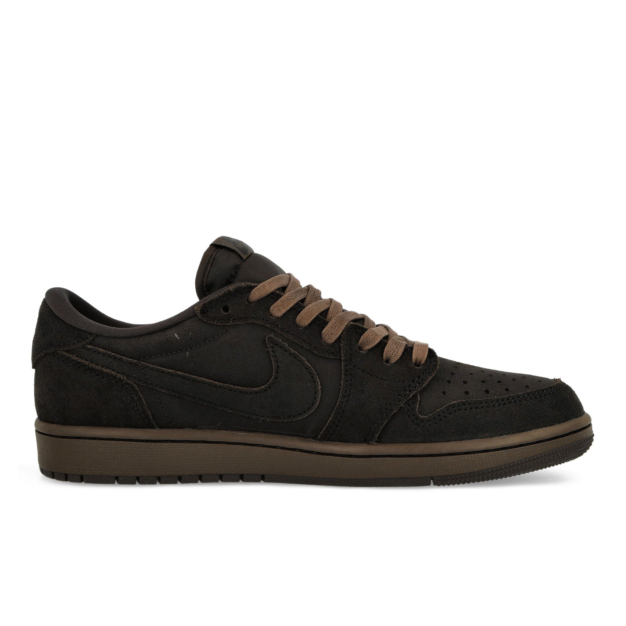 Jordan 1 Low OG SP Dark Mocha / Black-Velvet Brown Low Top Sneakers Silhouette | Overkill