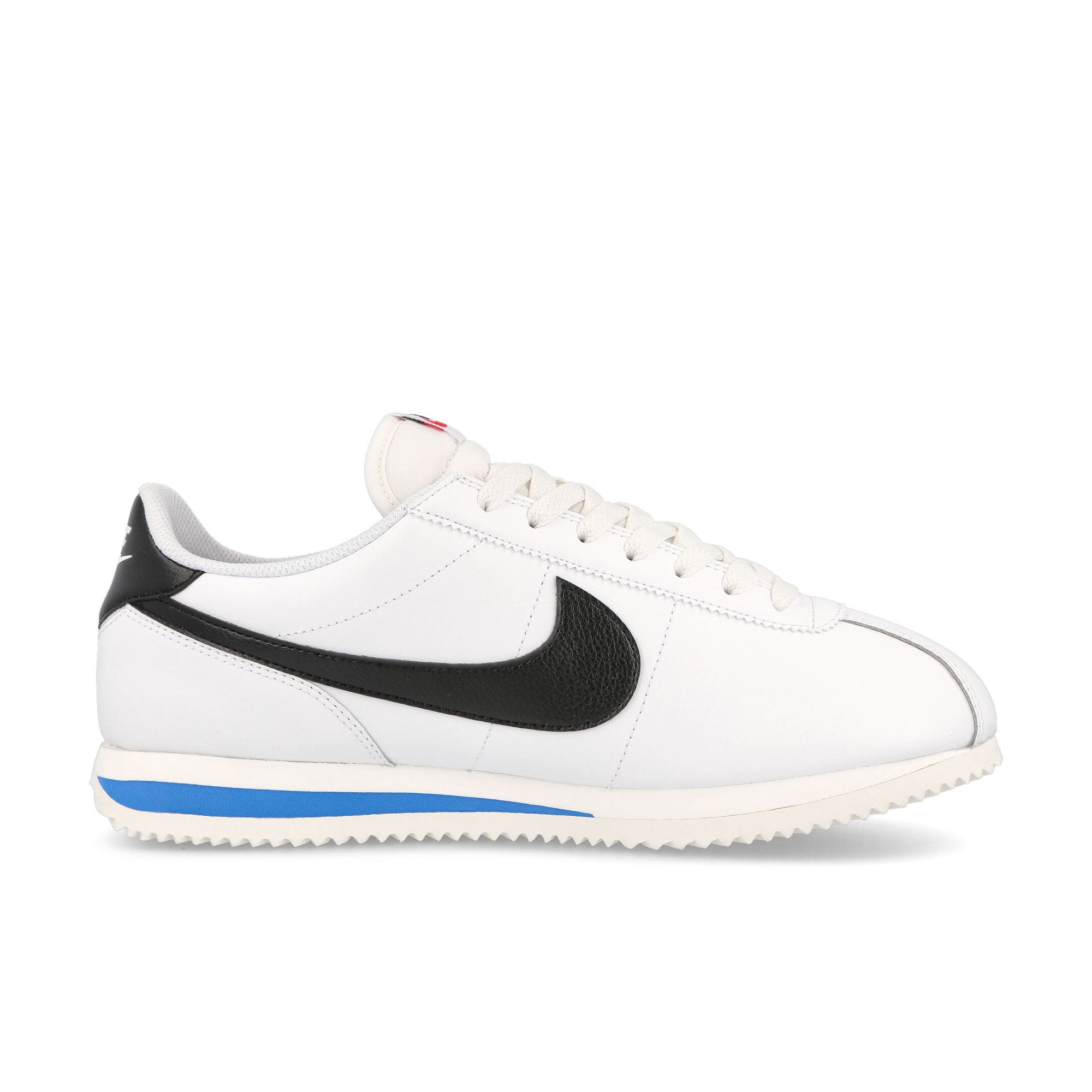Nike W Cortez White-Black - Light Photo Blue - Sail Sneakers Silhouette | Overkill