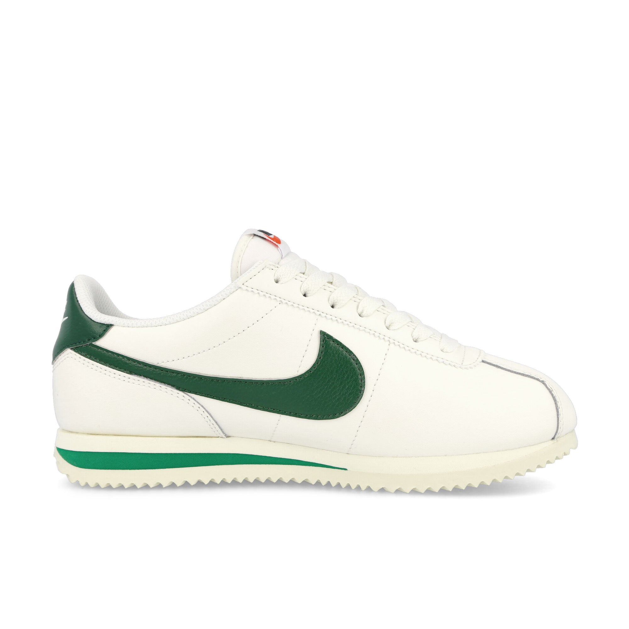 Nike W Cortez Sail-Gorge Green - Malachite Low Top Sneakers Silhouette | Overkill
