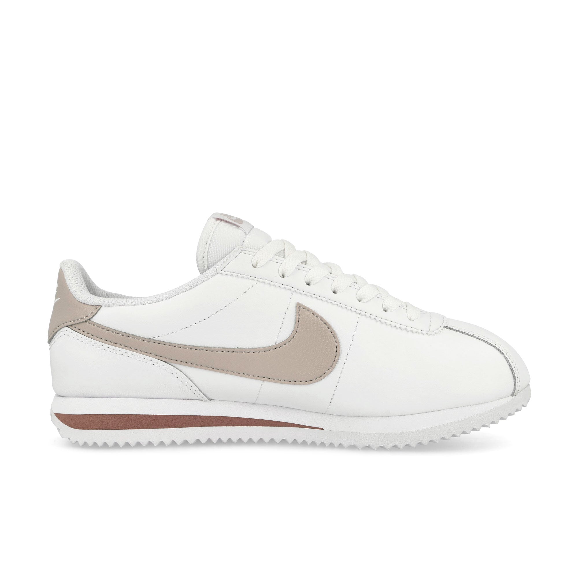 Nike W Cortez White / Platinum Violet - Smokey Mauve - Black Low Top Sneakers Silhouette | Overkill
