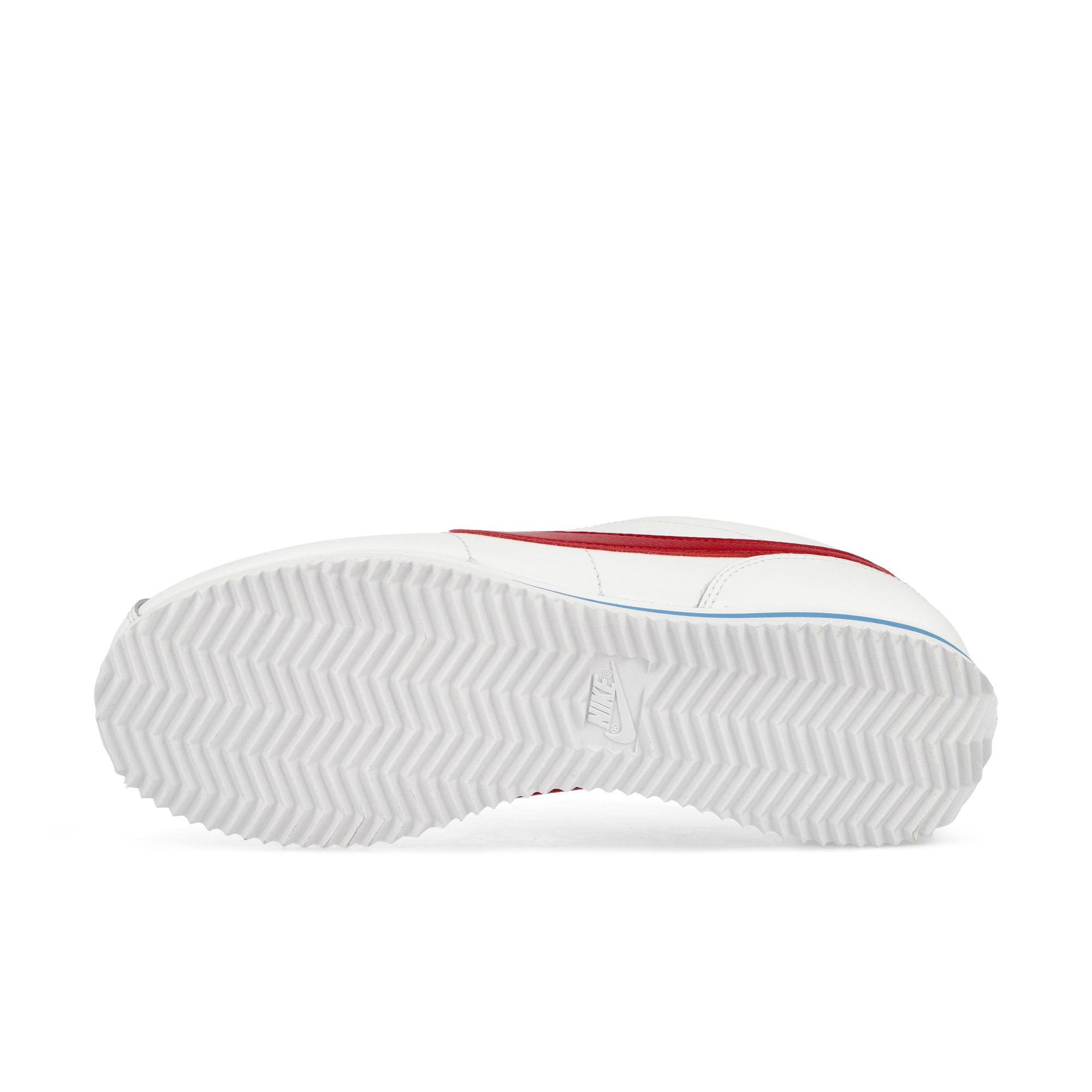 Nike W Cortez Leather White / Varsity Red - Varsity Blue Low Top Sneakers Detail View 1 | Overkill