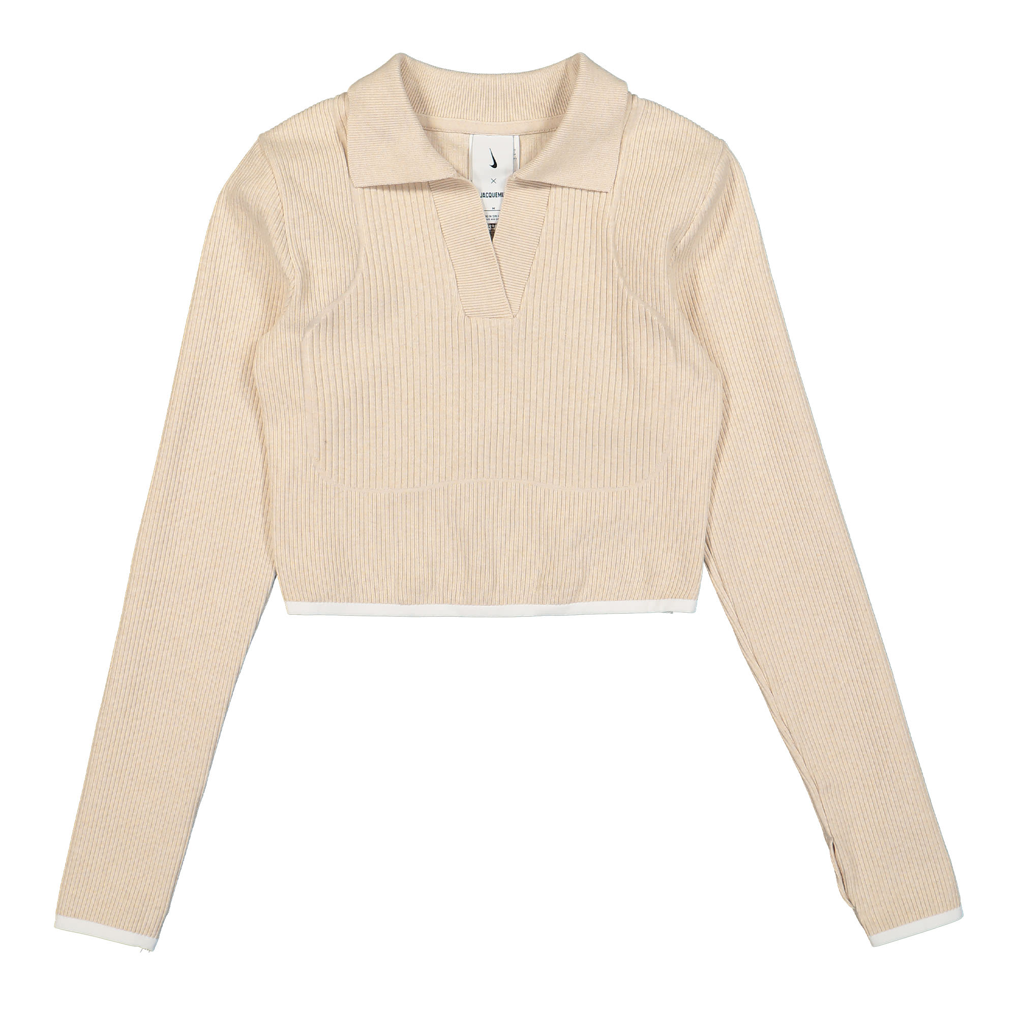 Nike Jacquemus x Nike Wmns NRG EU Polo Pearl White Longsleeves DN3225 219 | Overkill