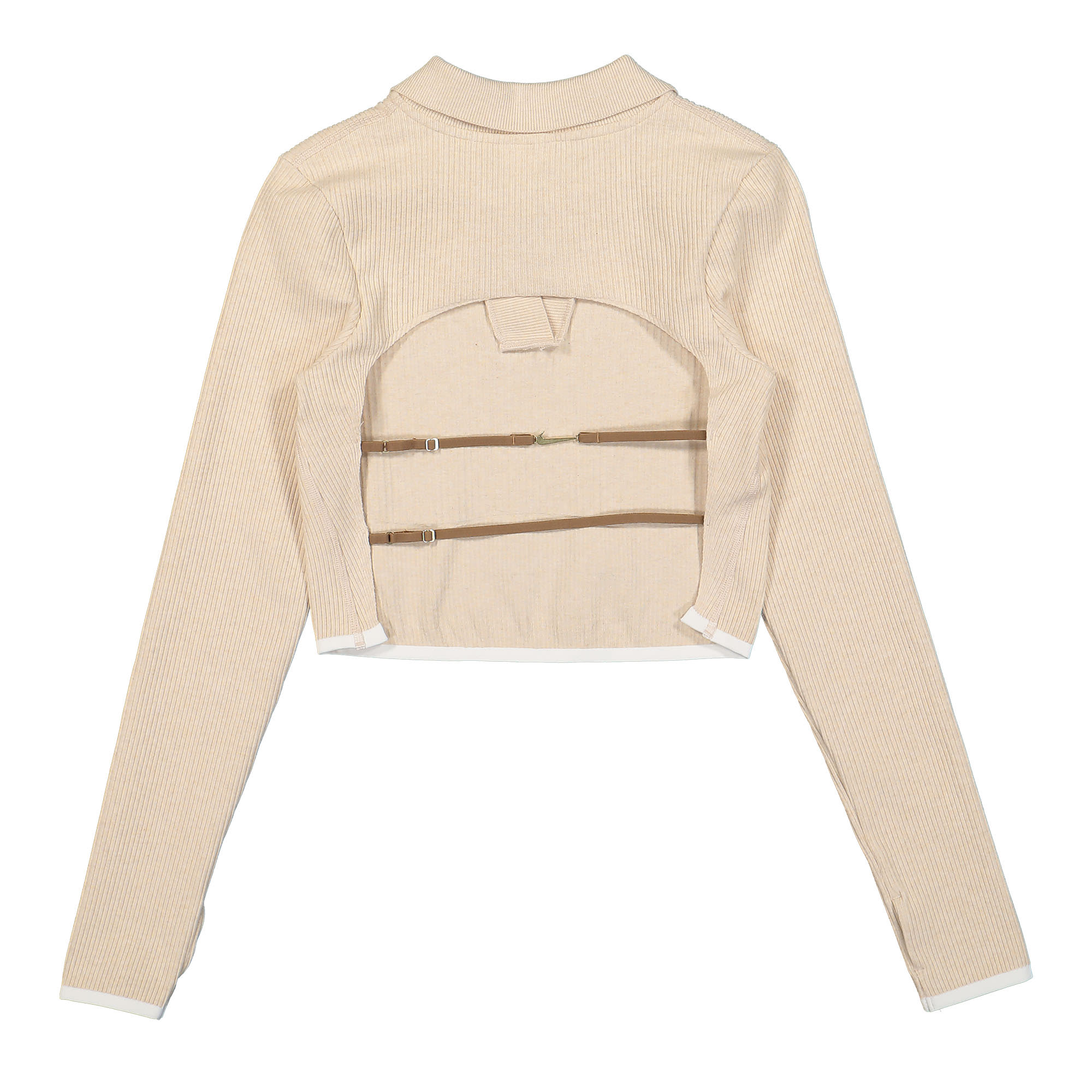 Nike Jacquemus x Nike Wmns NRG EU Polo Pearl White Longsleeves Material | Overkill