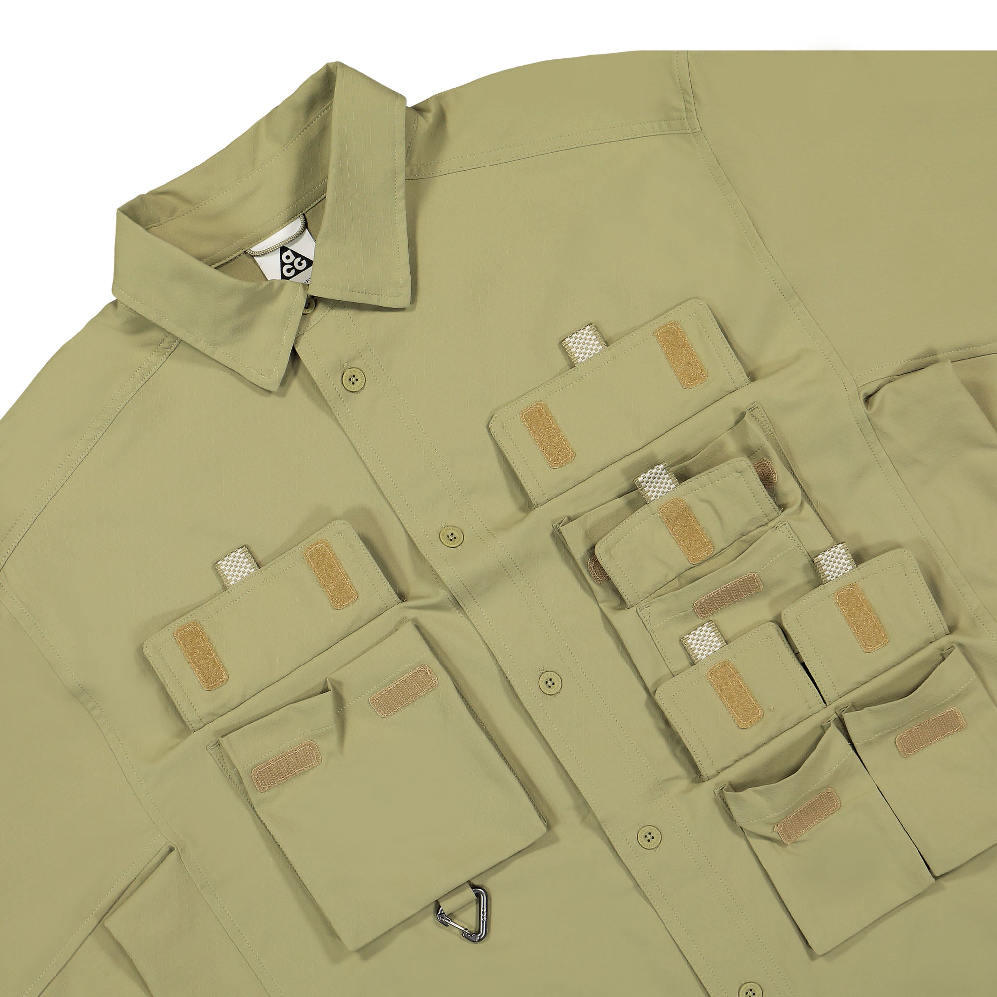 Nike ACG Dri-FIT UV "Devastation Trail" Shirt Neutral Olive / Summit White Shirts Detailfoto | Overkill