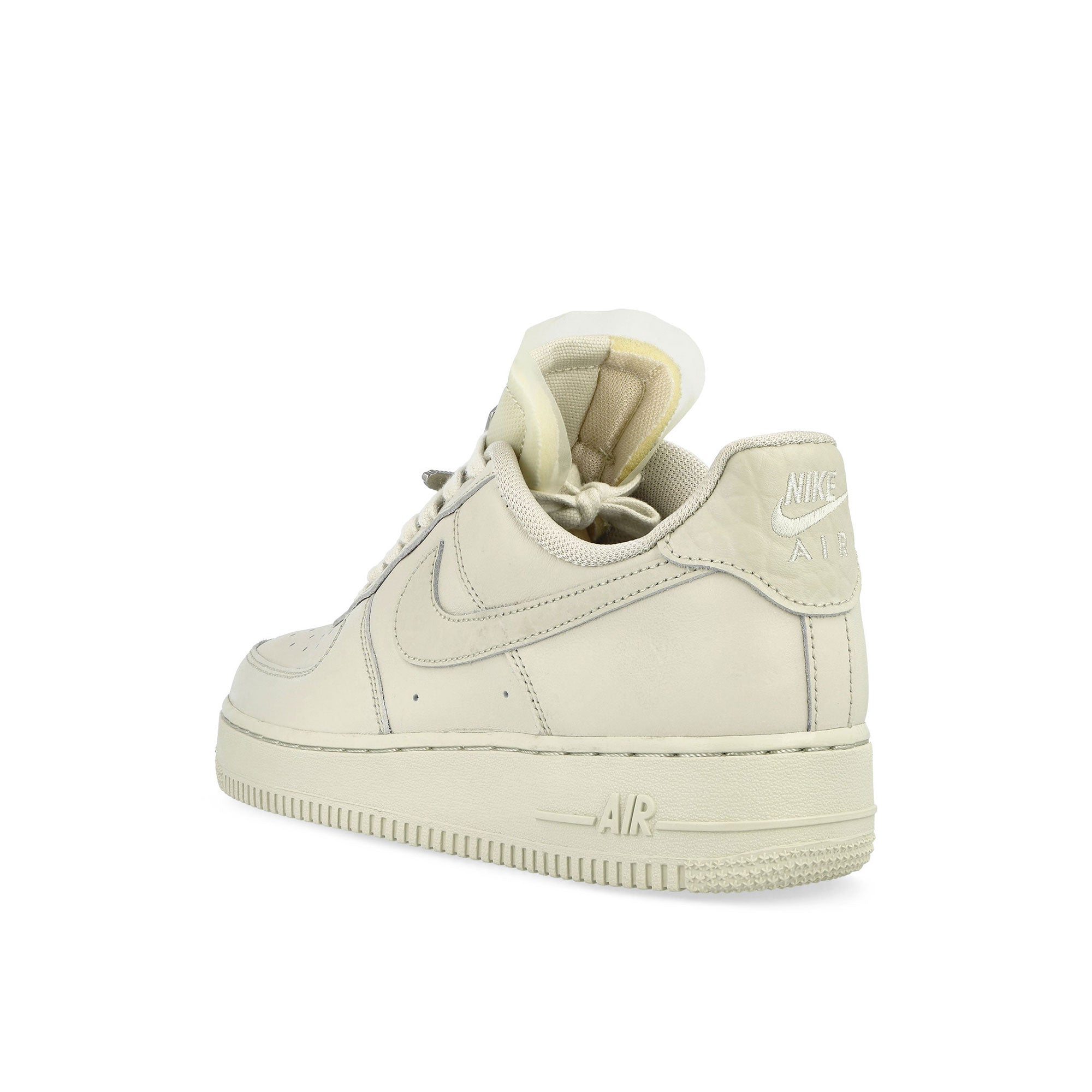 Nike Wmns Air Force 1 Lo Premium Light Bone / Light Bone - Kelly Green - Pink Foam Low Top Sneakers Material | Overkill