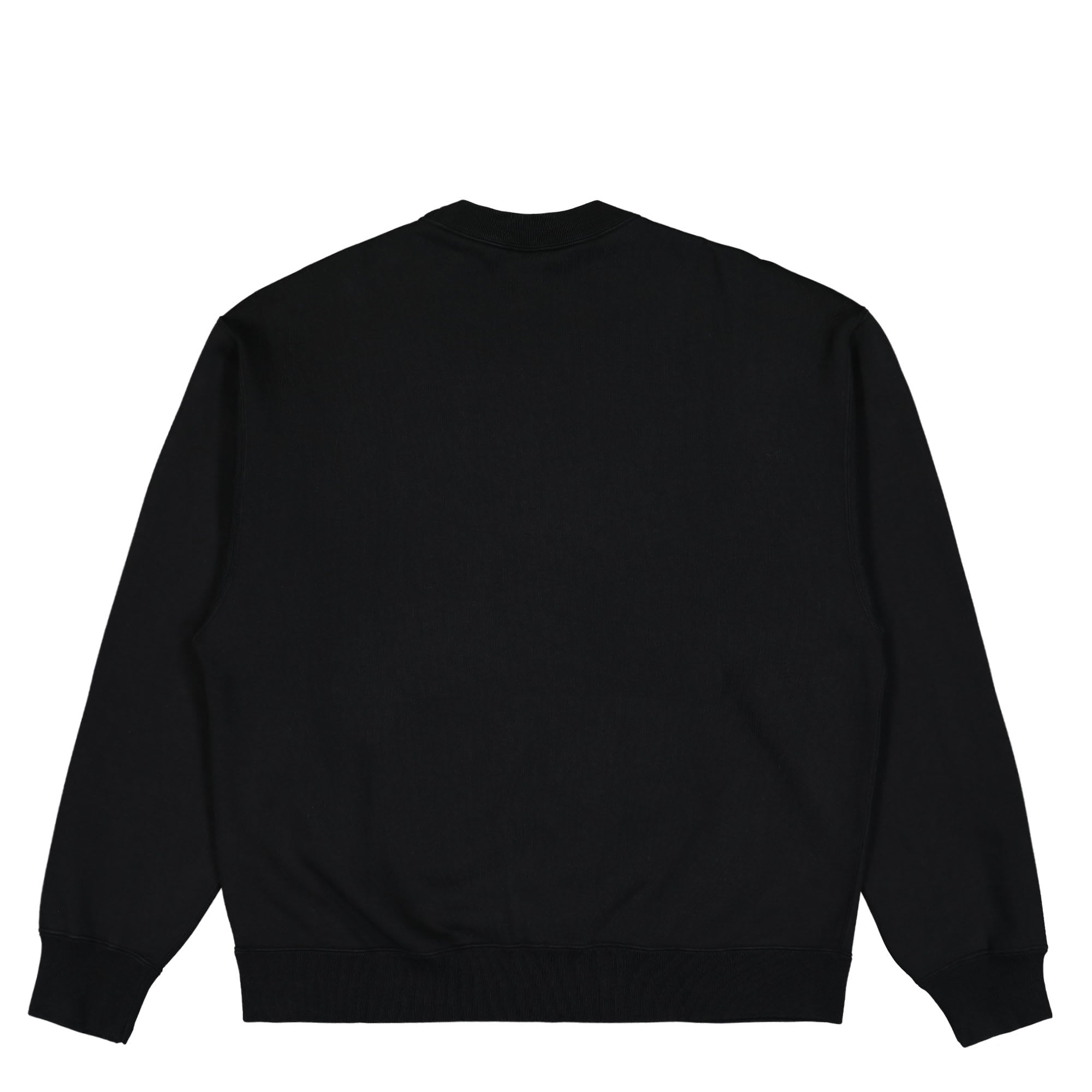 Nike Stussy x Nike Washed Fleece Sweat Crew Black / Sail Sweatshirts Material | Overkill
