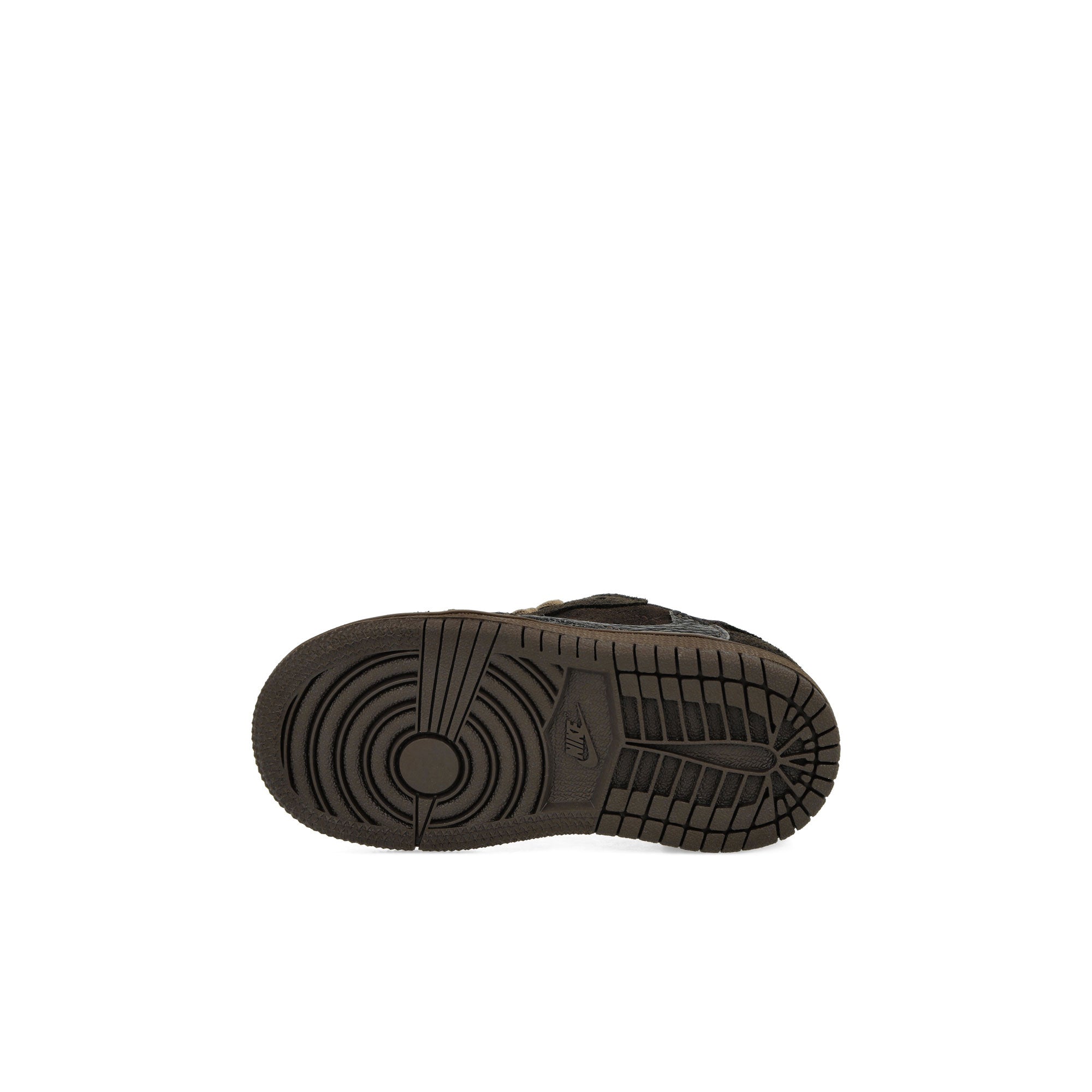 Jordan 1 Low OG SP TD Dark Mocha / Black-Velvet Brown Low Top Sneakers Detail View 1 | Overkill