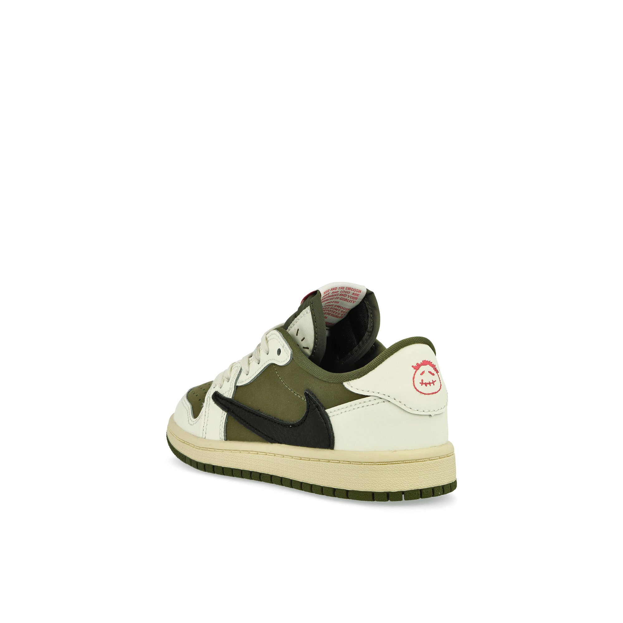 Jordan 1 Low OG SP PS Medium Olive / Black - Sail - Muslin Low Top Sneakers Material | Overkill