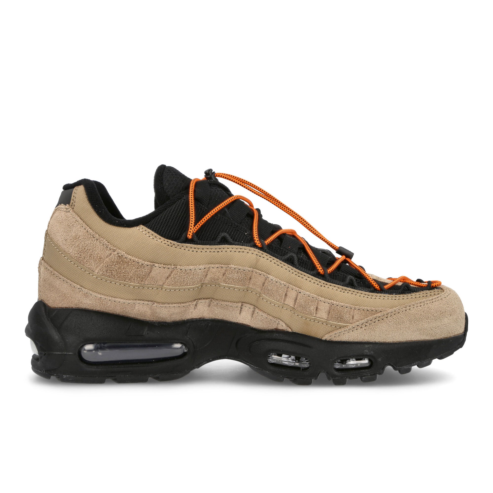 Nike air max 95 Khaki-Black - Total Orange Low Top Sneakers Silhouette | Overkill