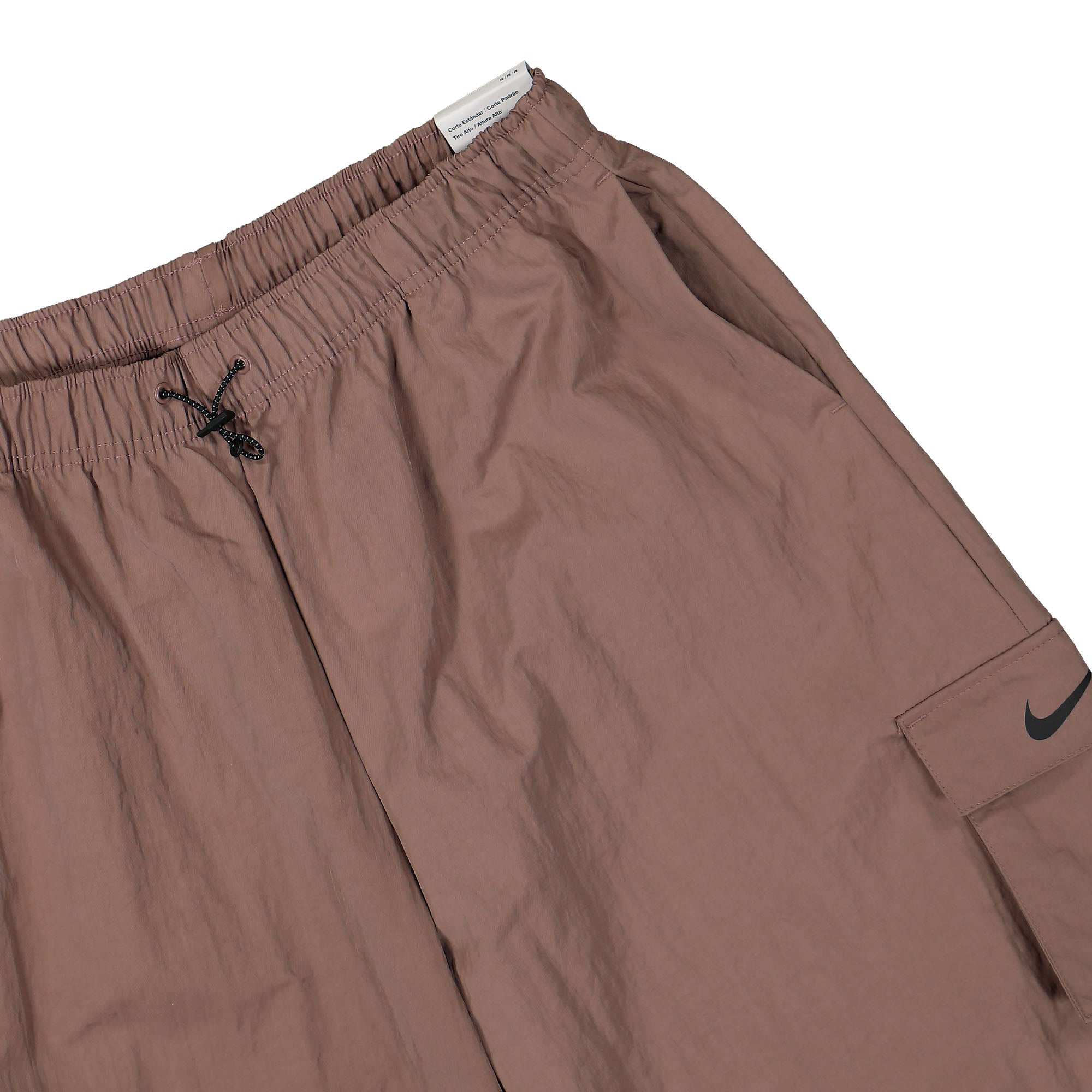 Nike W NSW Essential Woven HR Cargo Pant Smokey Mauve / Black Cargo Pants Detailfoto | Overkill