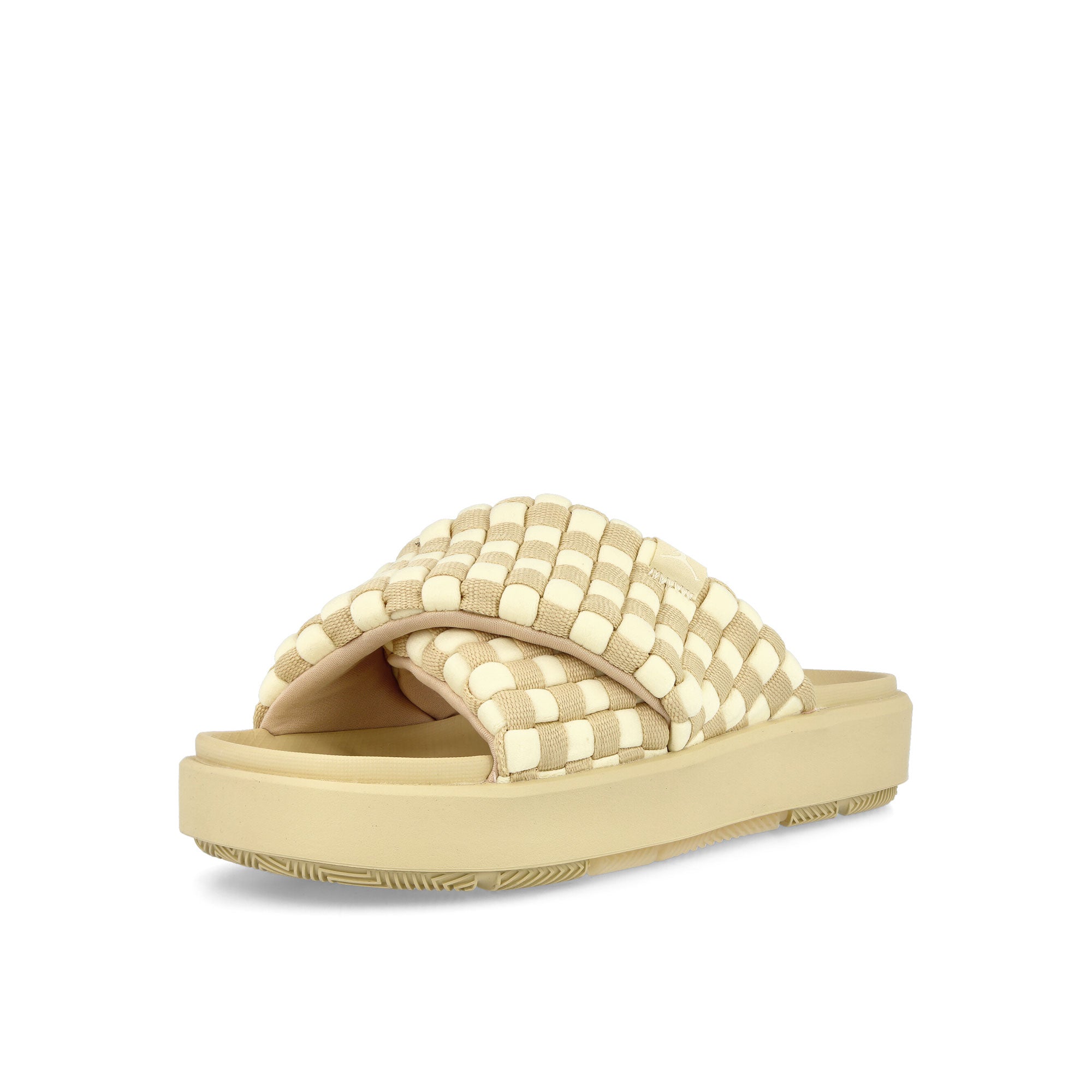 Jordan Wmns Jordan Sophia Slide Team Gold / Alabaster - White Slides, Sandals & Slippers Close Up | Overkill