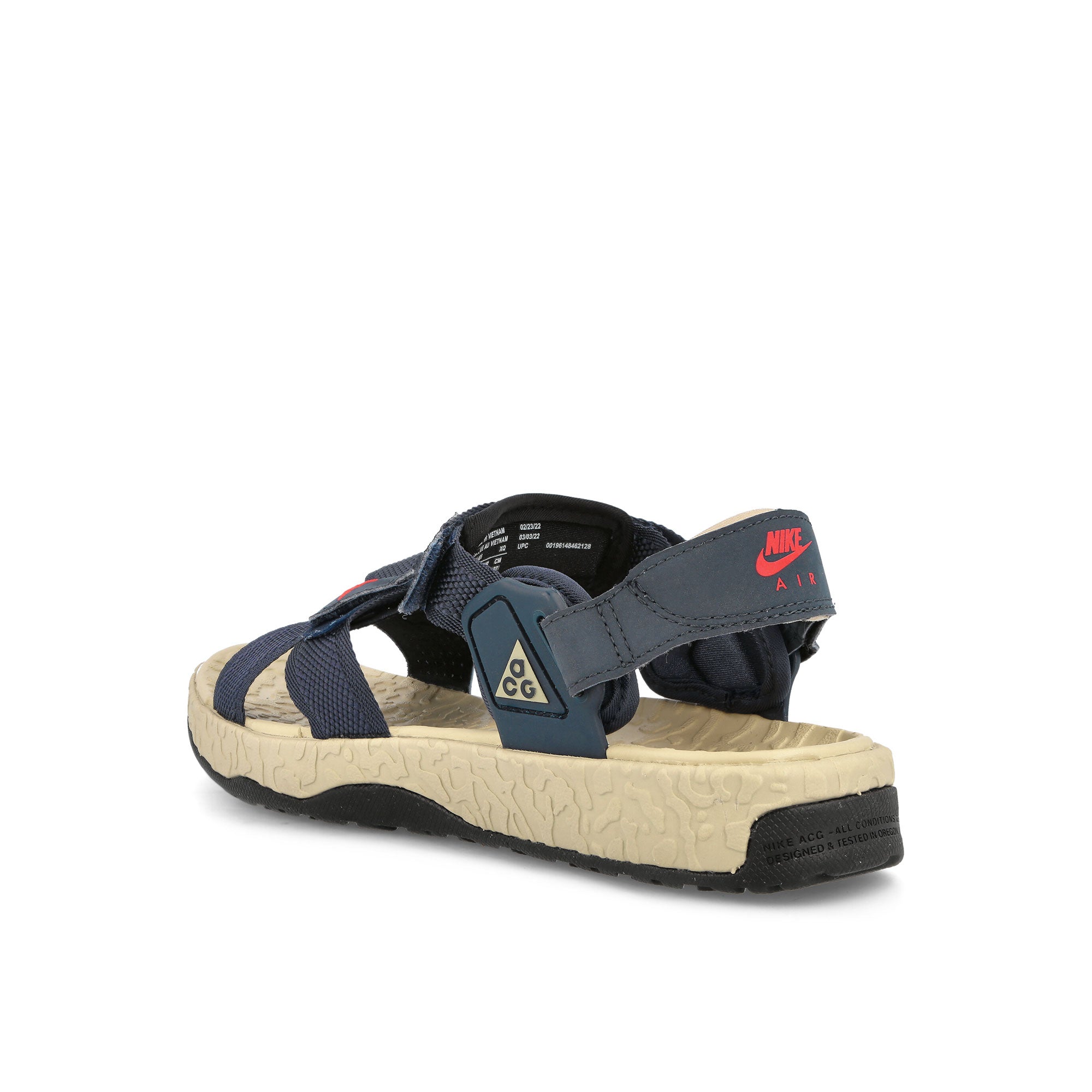 Nike ACG Air Deschutz+ Midnight Navy-Light Crimson Slides, Sandals & Slippers Material | Overkill