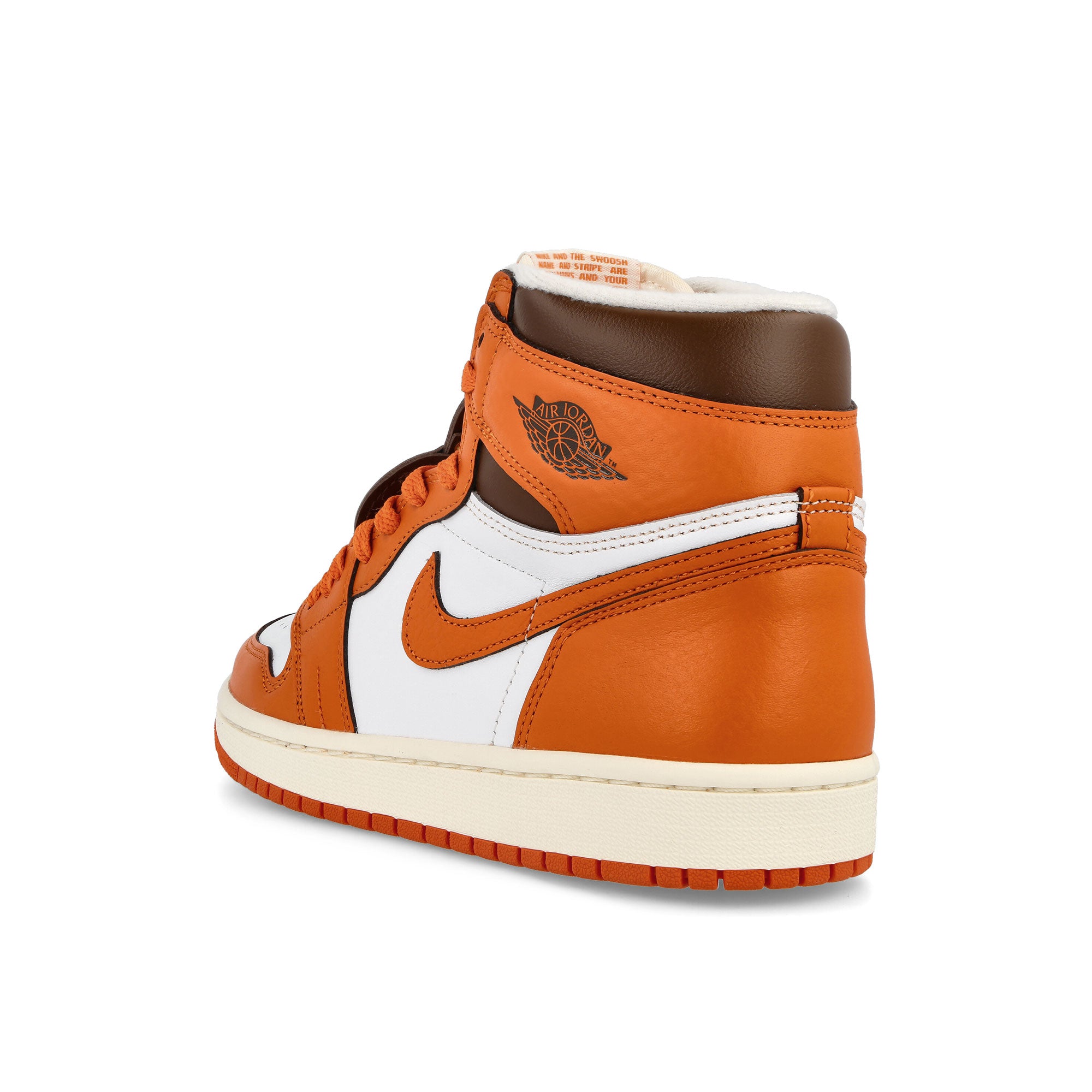 Jordan Wmns Air Jordan 1 Retro High OG White / Starfish - Cacao Wow - Sail Sneakers Material | Overkill