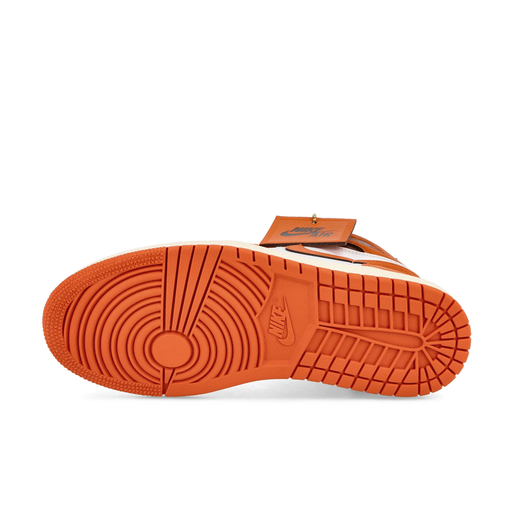 Jordan Wmns Air Jordan 1 Retro High OG White / Starfish - Cacao Wow - Sail Sneakers Detail View 1 | Overkill