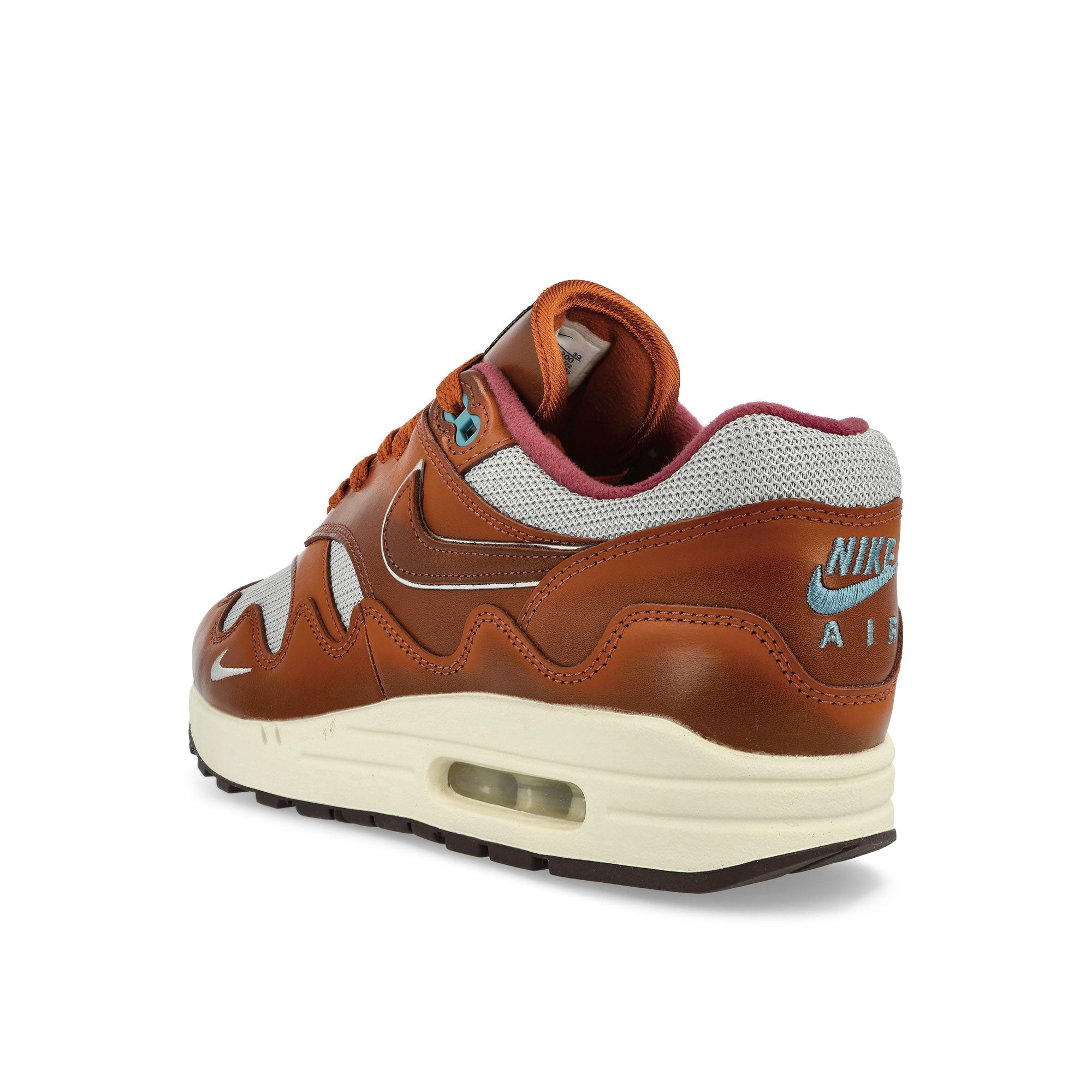 Nike Air Max 1 Dark Russet / Dark Russet - Metallic Silver Low Top Sneakers Material | Overkill