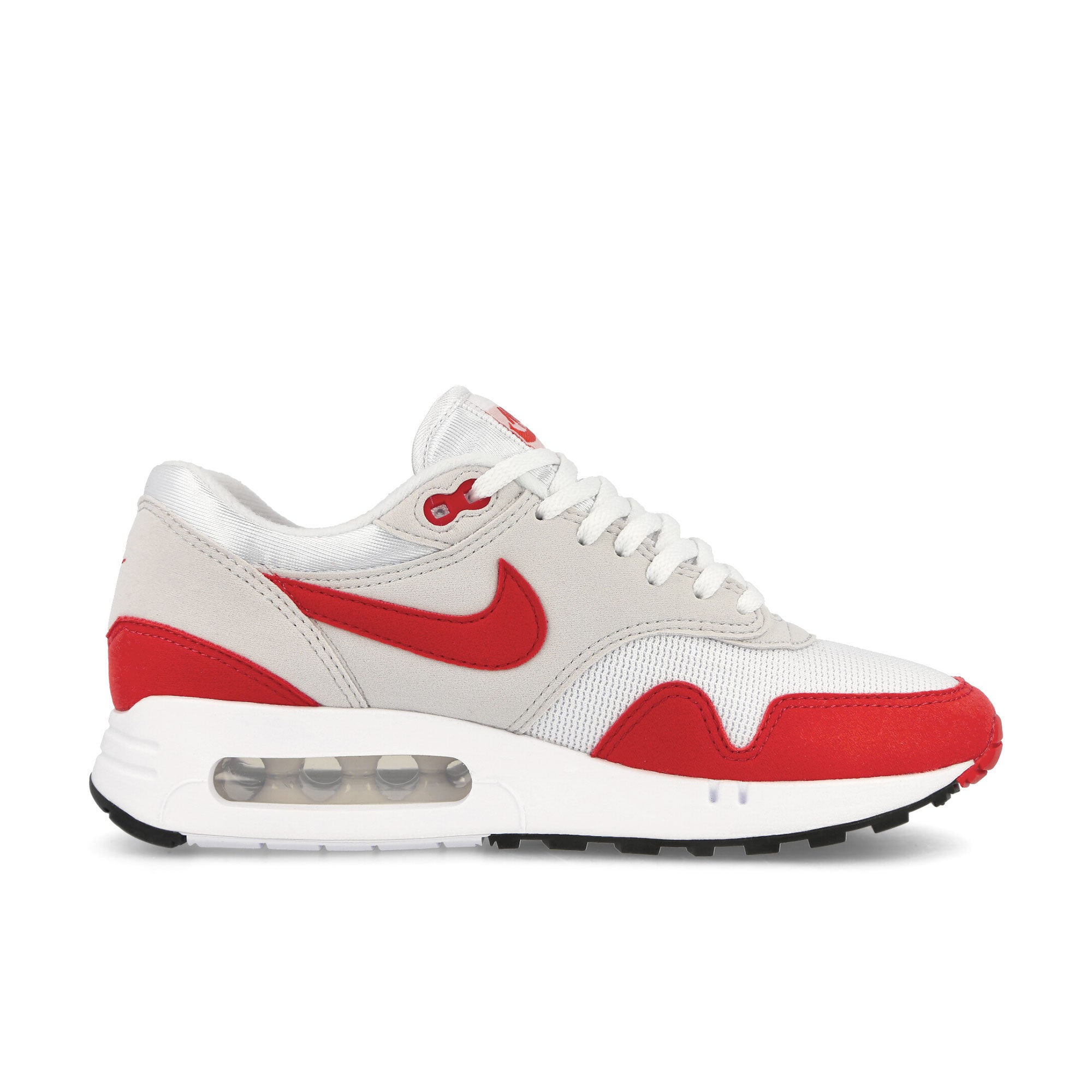 Nike Wmns Air Max 1 86 OG Premium White / University Red - Light Neutral Grey Low Top Sneakers Silhouette | Overkill
