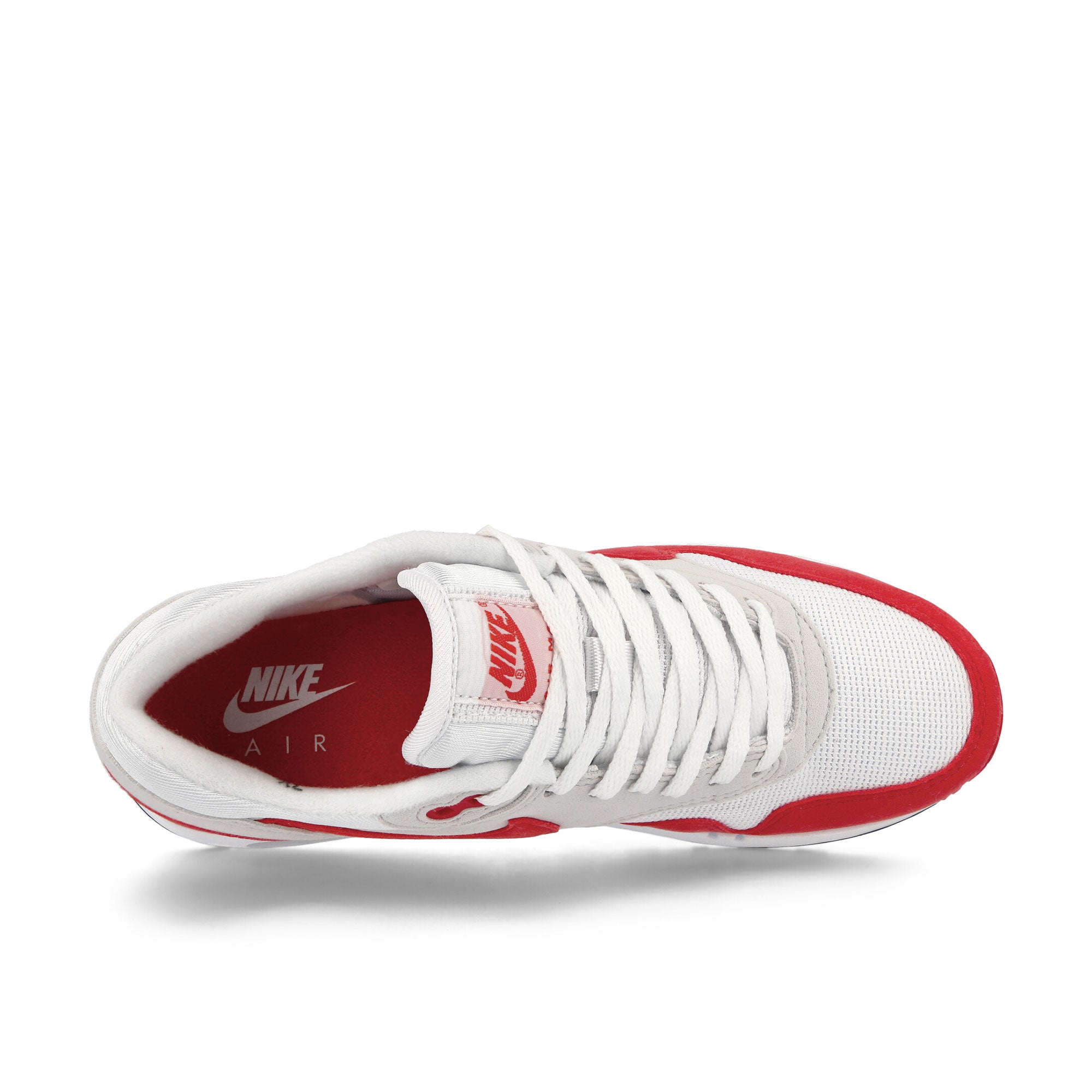 Nike Wmns Air Max 1 86 OG Premium White / University Red - Light Neutral Grey Low Top Sneakers Detailfoto | Overkill