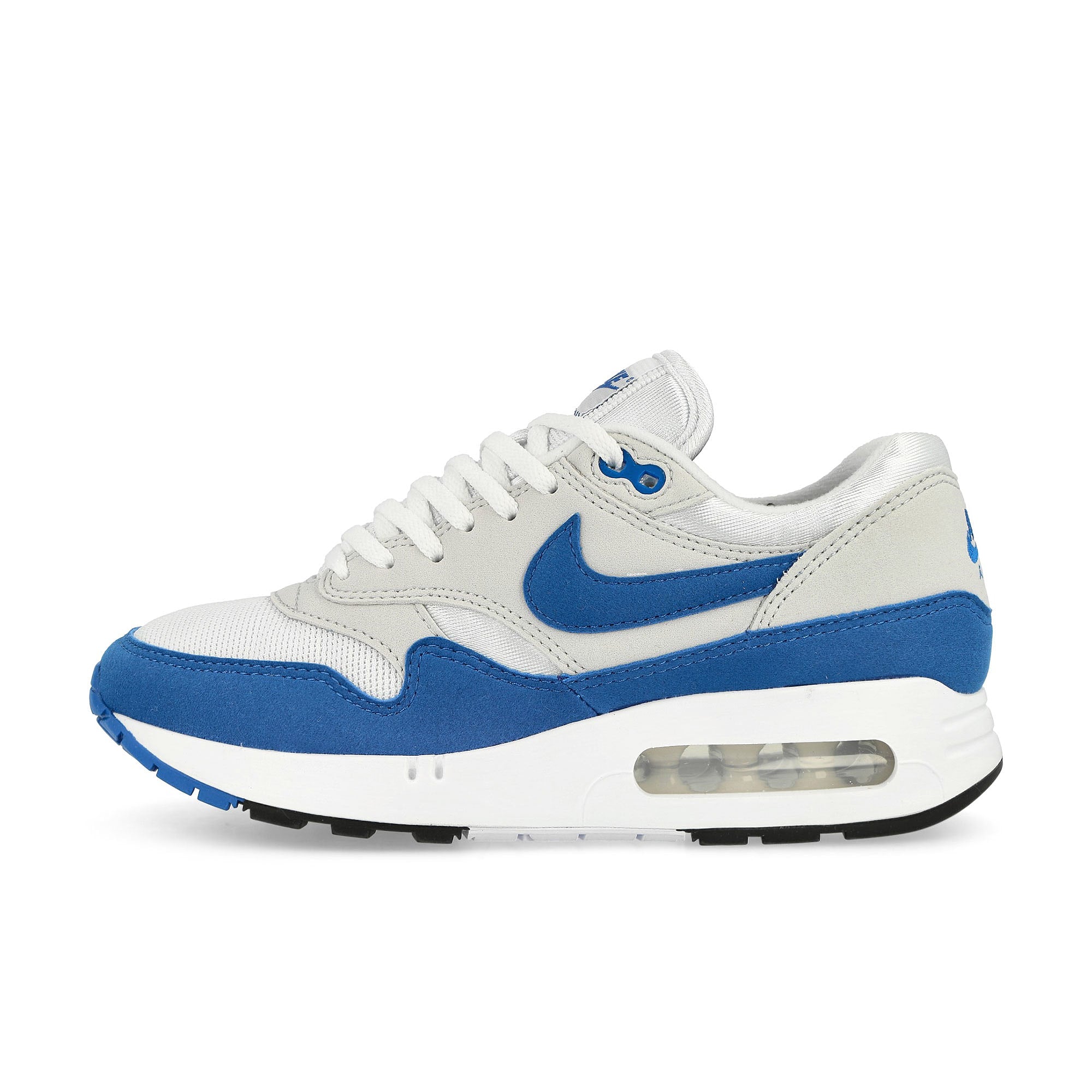 Nike Air Max 1 '86 Premium White / Royal Blue - Light Neutral Grey - Black Low Top Sneakers DO9844 101 | Overkill