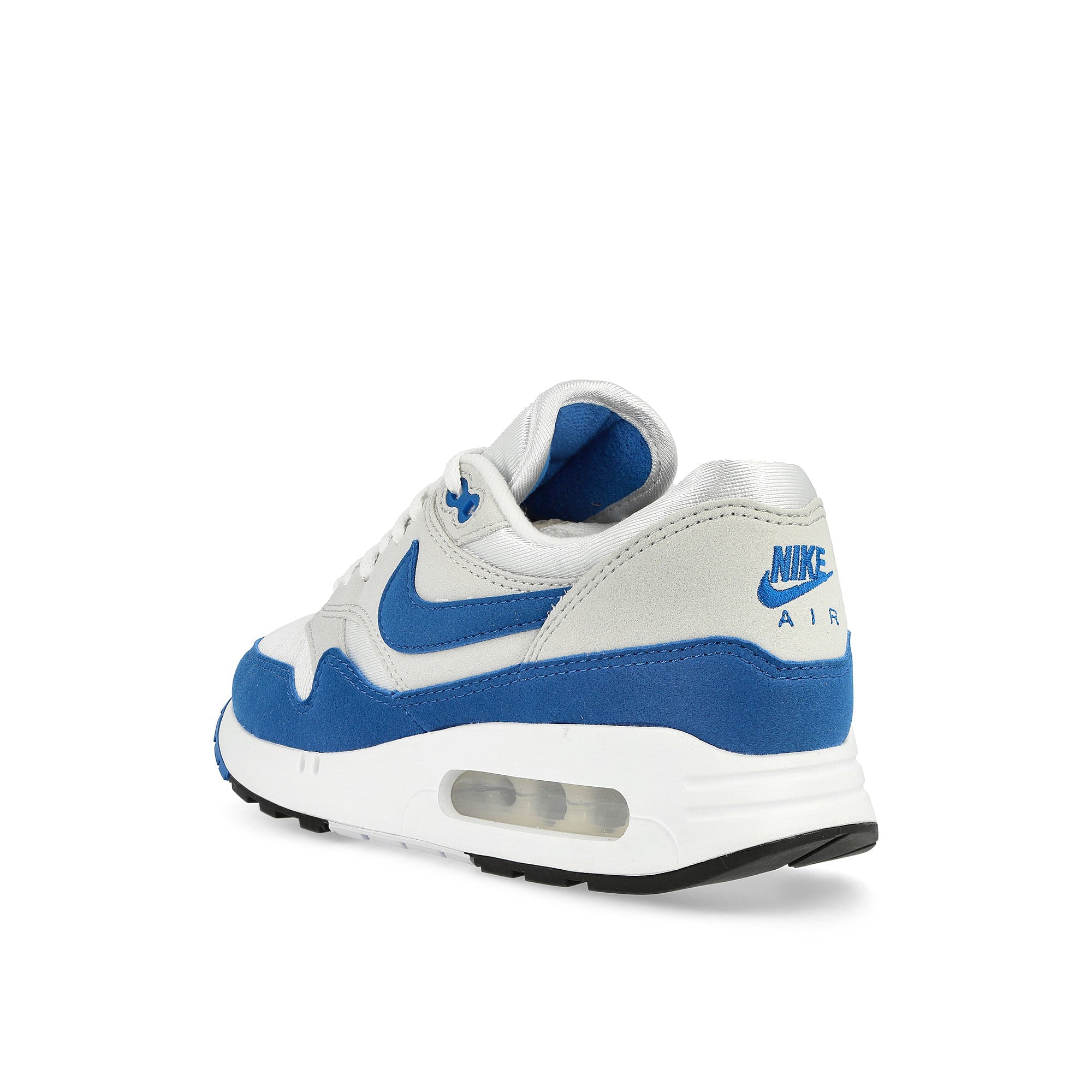 Nike Air Max 1 '86 Premium White / Royal Blue - Light Neutral Grey - Black Low Top Sneakers Material | Overkill