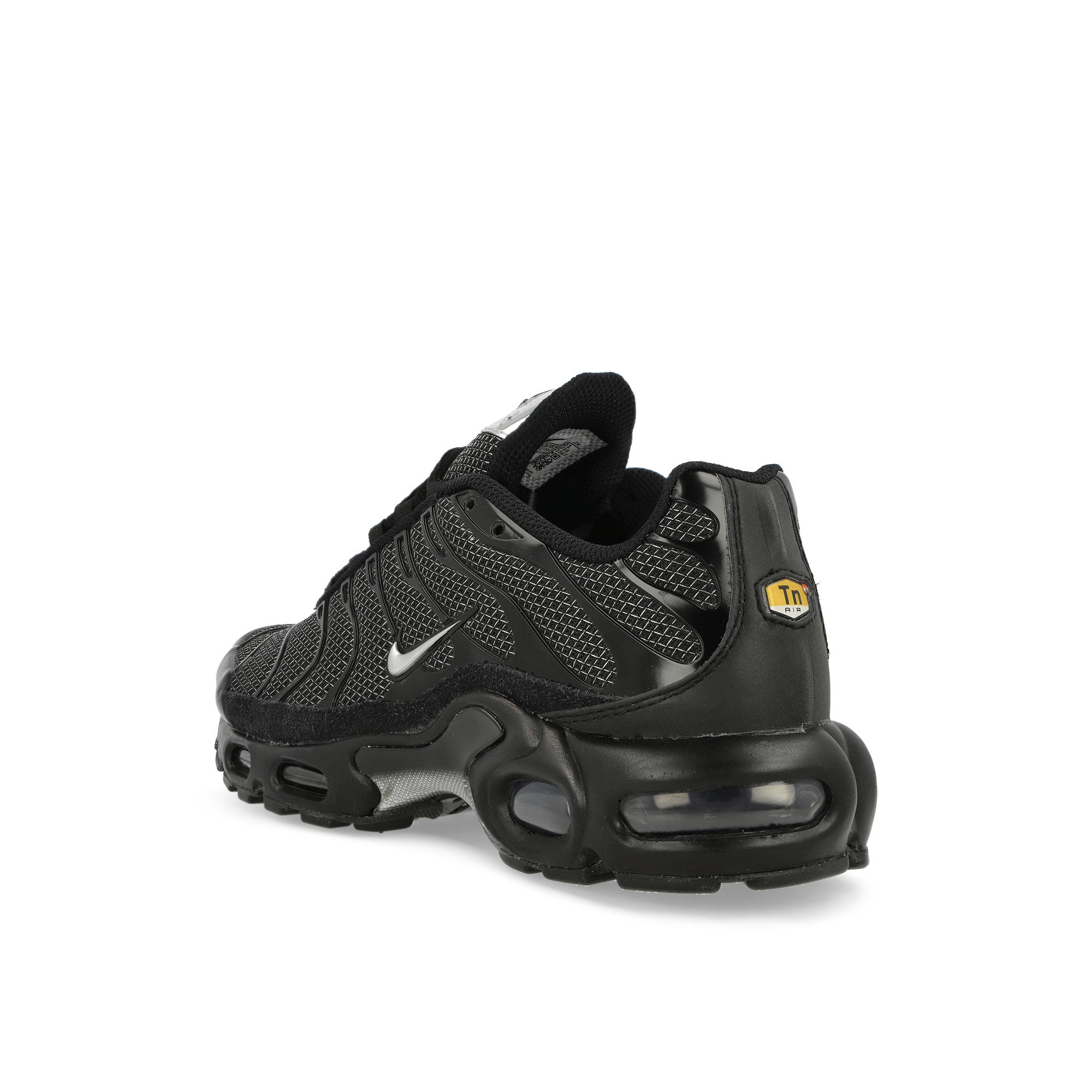 Nike Wmns Air Max Plus Black / Metallic Silver - Turquoise Blue Low Top Sneakers Material | Overkill