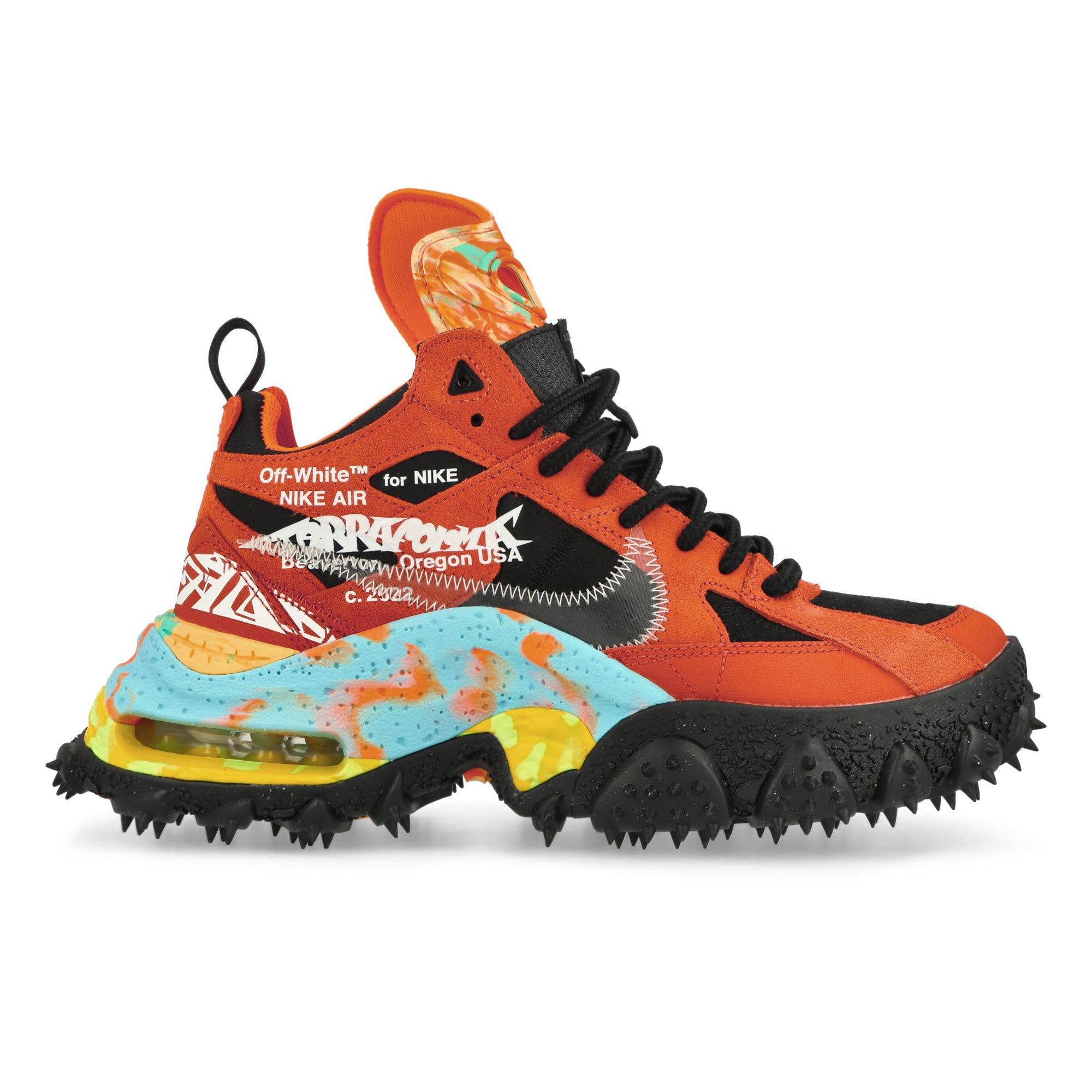 Nike Air Terra Forma Mantra Orange / Clear - Black High Top Sneakers Silhouette | Overkill