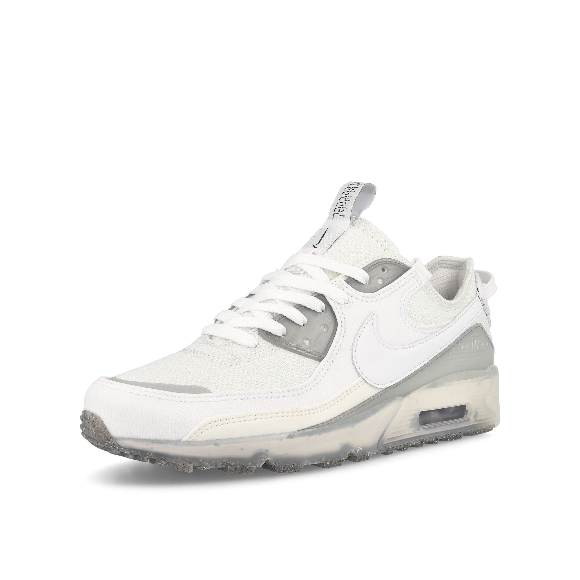 Nike Air Max Terrascape 90 White-White - White Low Top Sneakers Close Up | Overkill