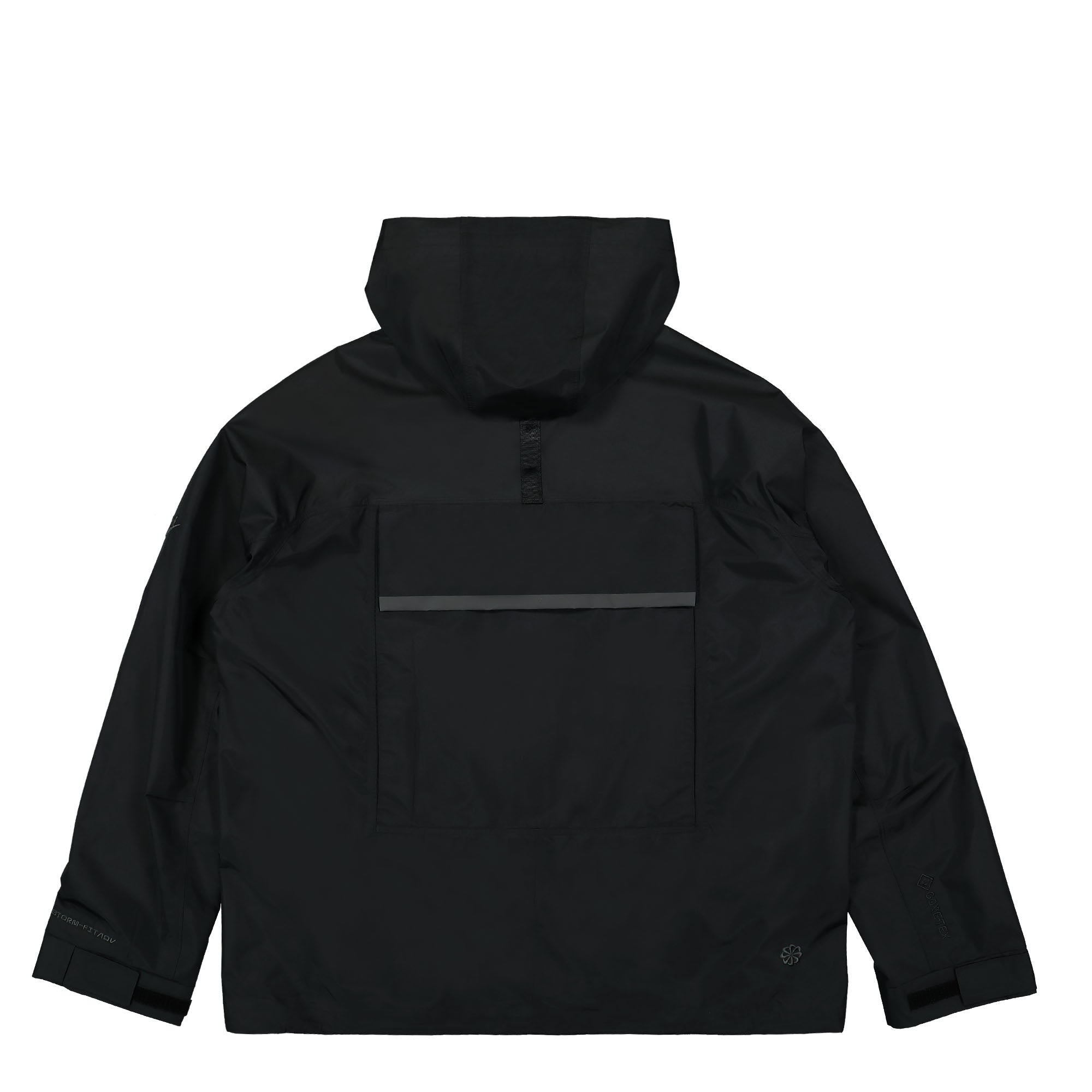 Nike Storm-FIT ADV Tech Pack GORE-TEX Hoodie Jacket Black / Dark Smoke Grey Jackets Close-up | Overkill