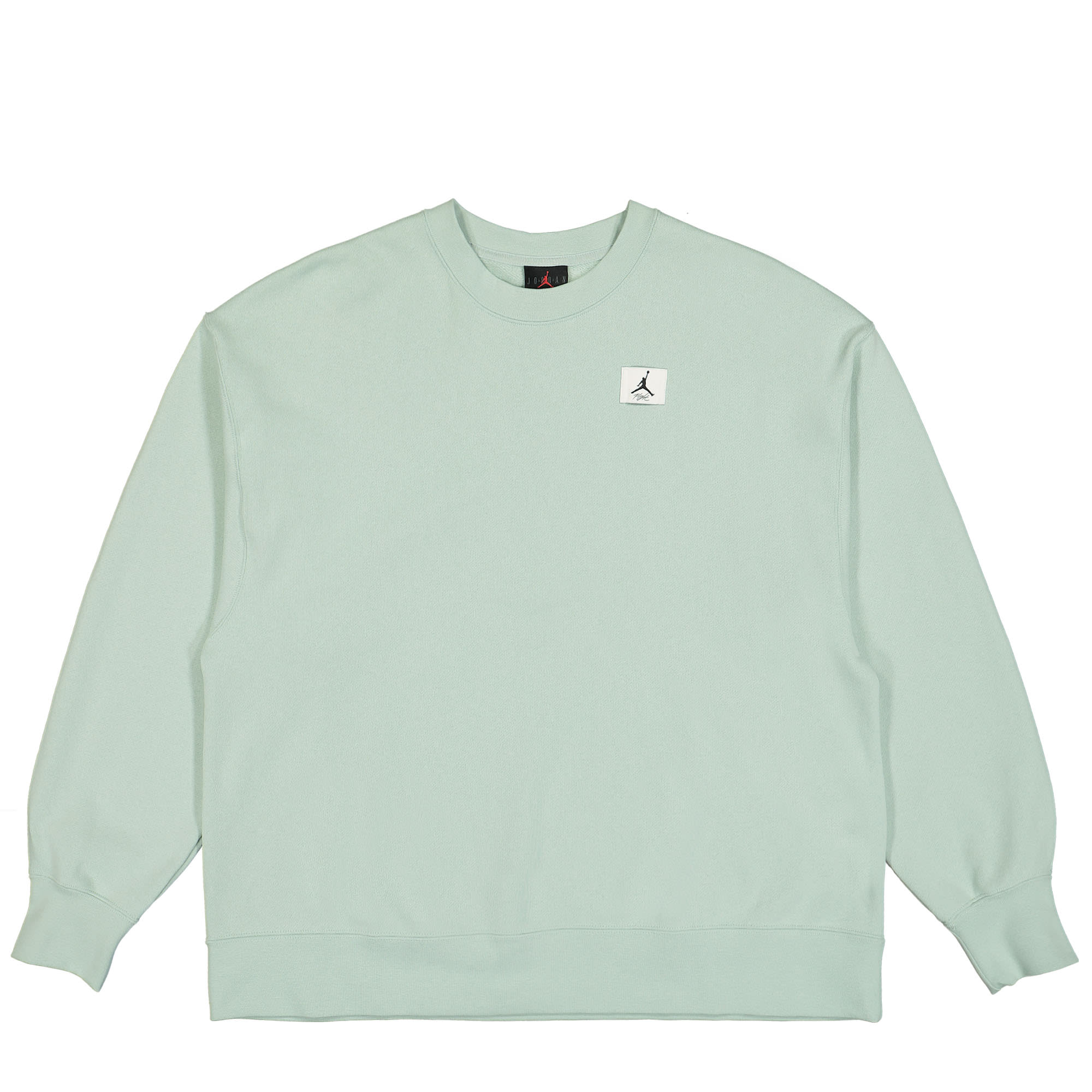 Jordan W Flight Fleece Crew Sweater Green Sweatshirts DQ4599-321 | Overkill